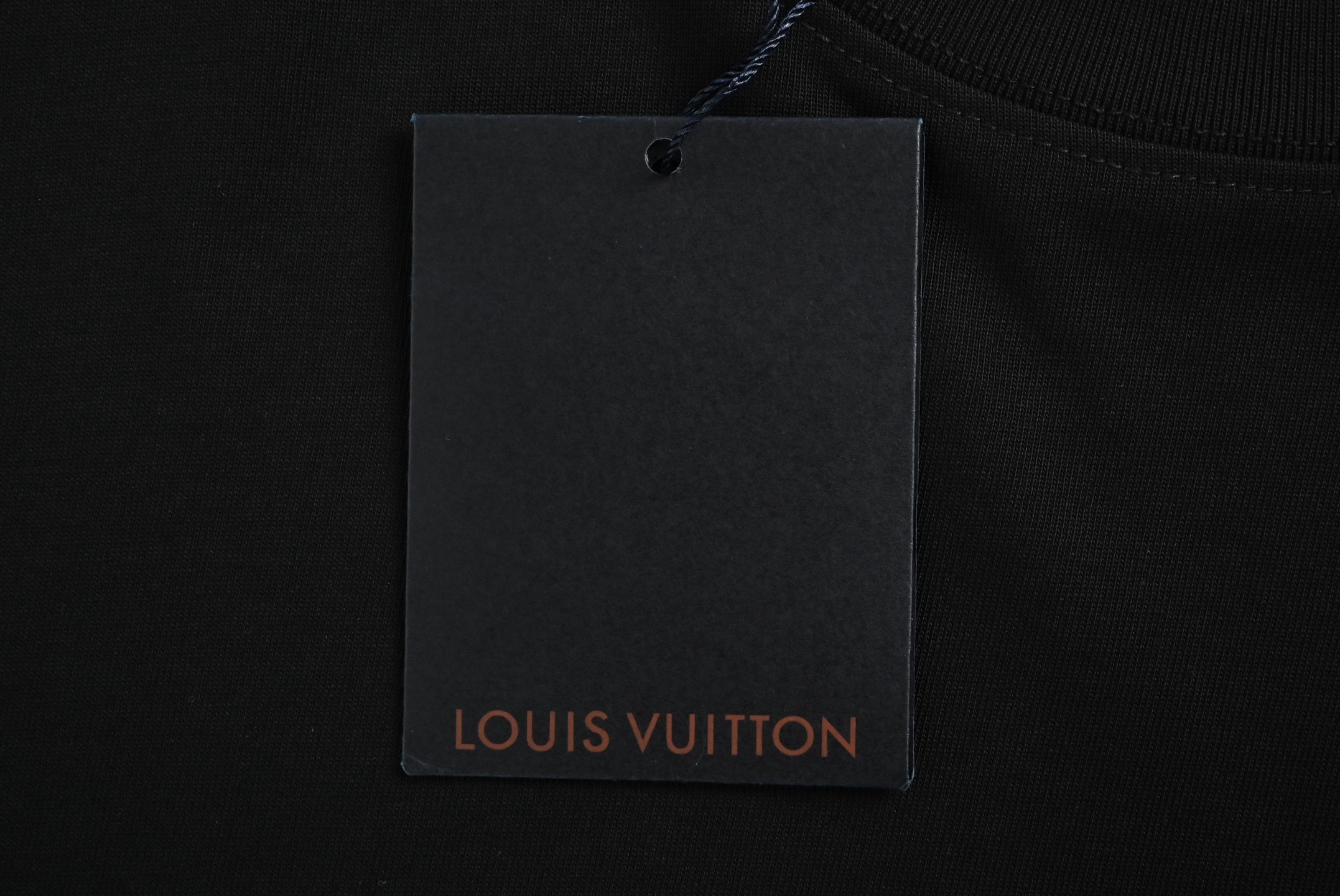 Louis Vuitton/路易威登 25ss 粉色泼墨刺绣logo假口袋短袖T恤黑色 白色