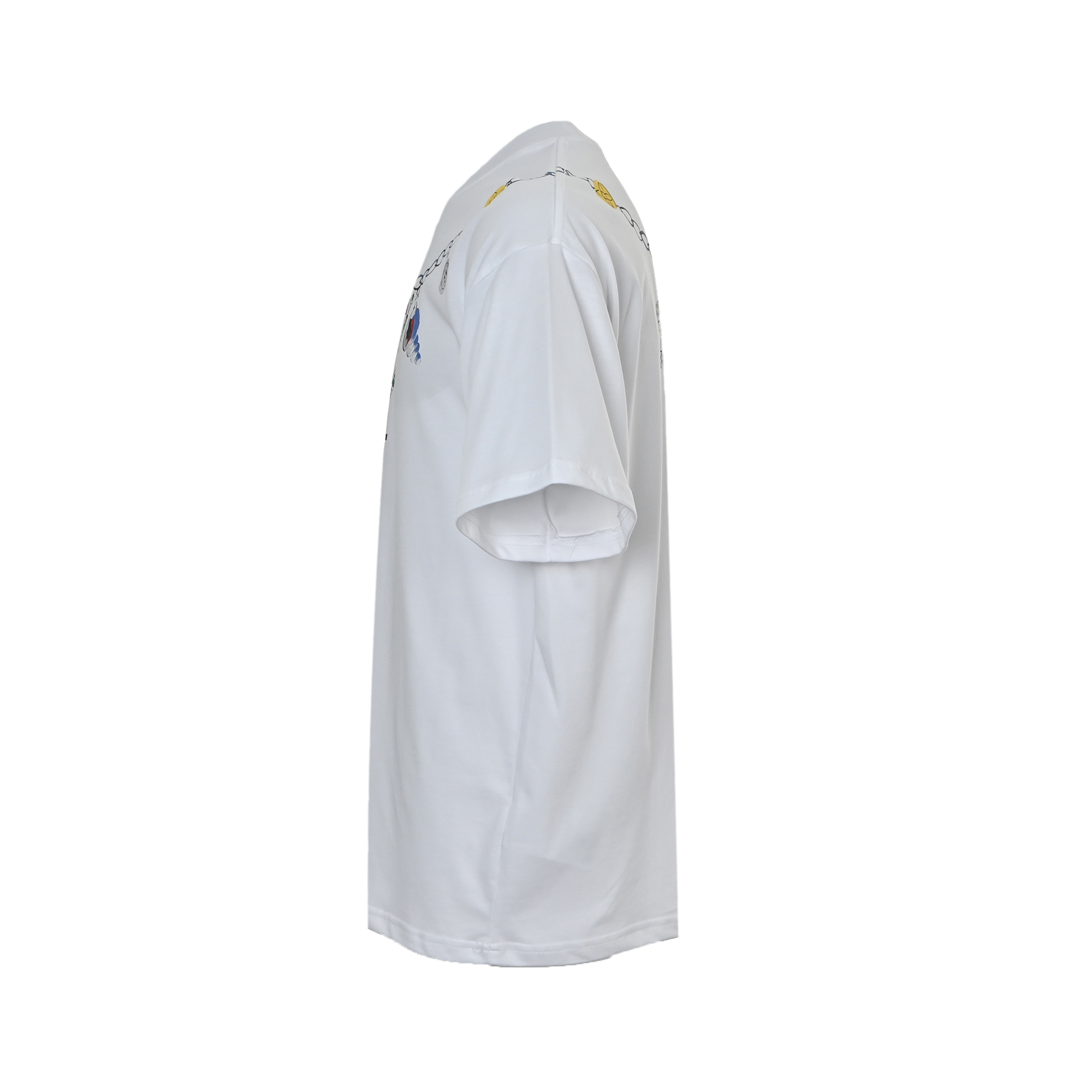 Louis Vuitton/路易威登 25ss 创意项链字母logo印花短袖 黑色 白色