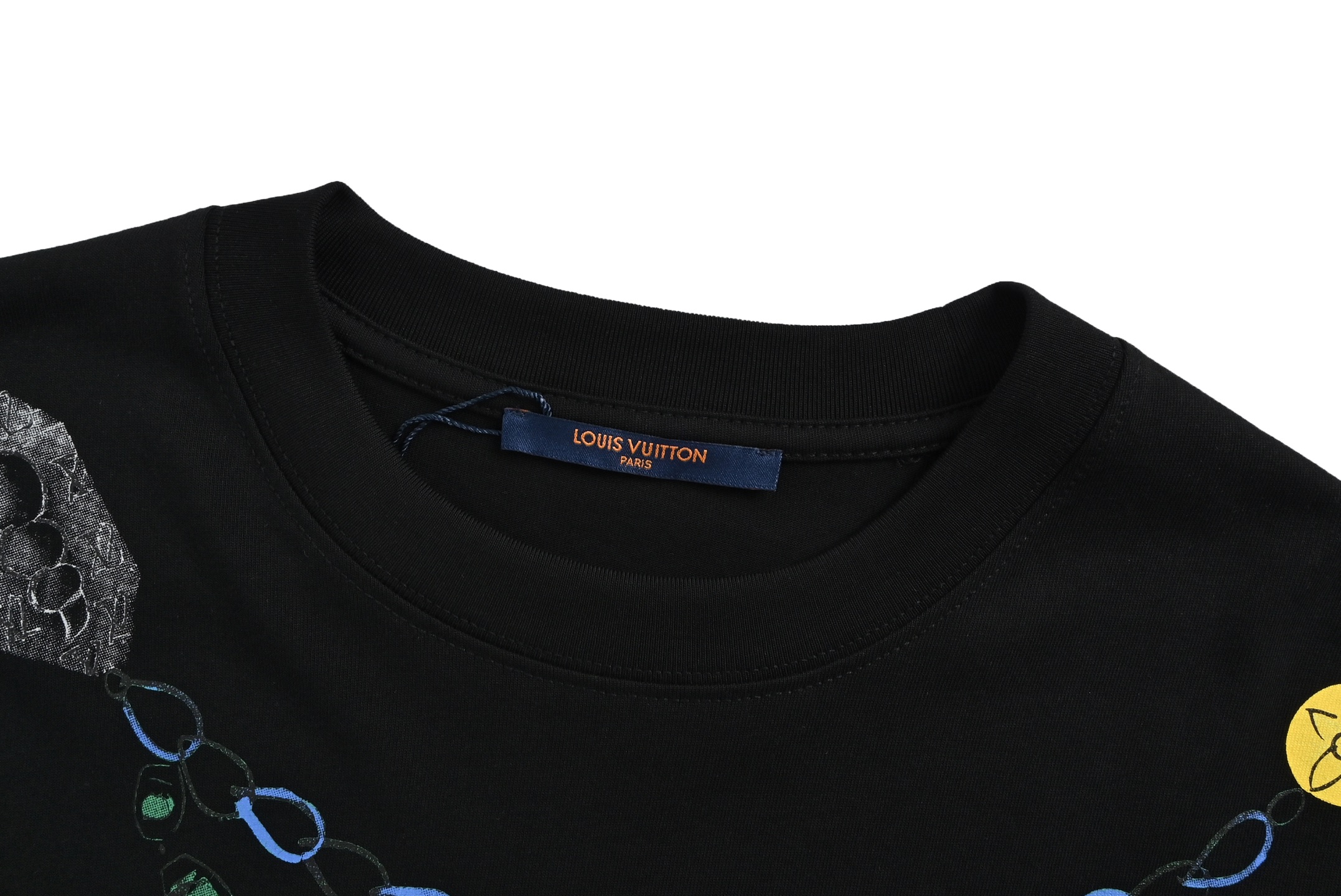Louis Vuitton/路易威登 25ss 创意项链字母logo印花短袖