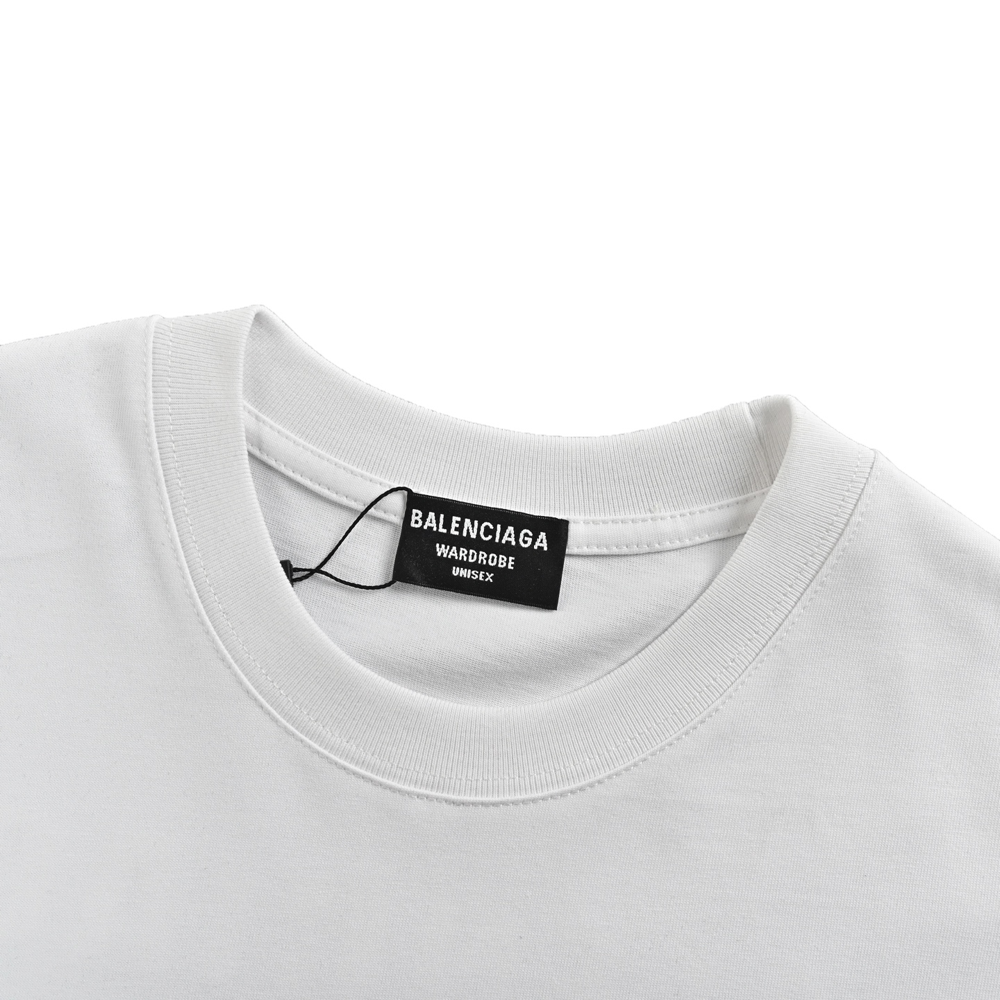 Balenciaga/巴黎世家 25ss 圆环压胶字母logo短袖