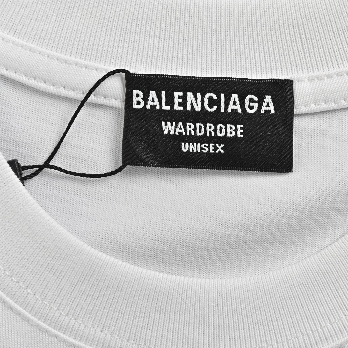 Balenciaga/巴黎世家 25ss 圆环压胶字母logo短袖