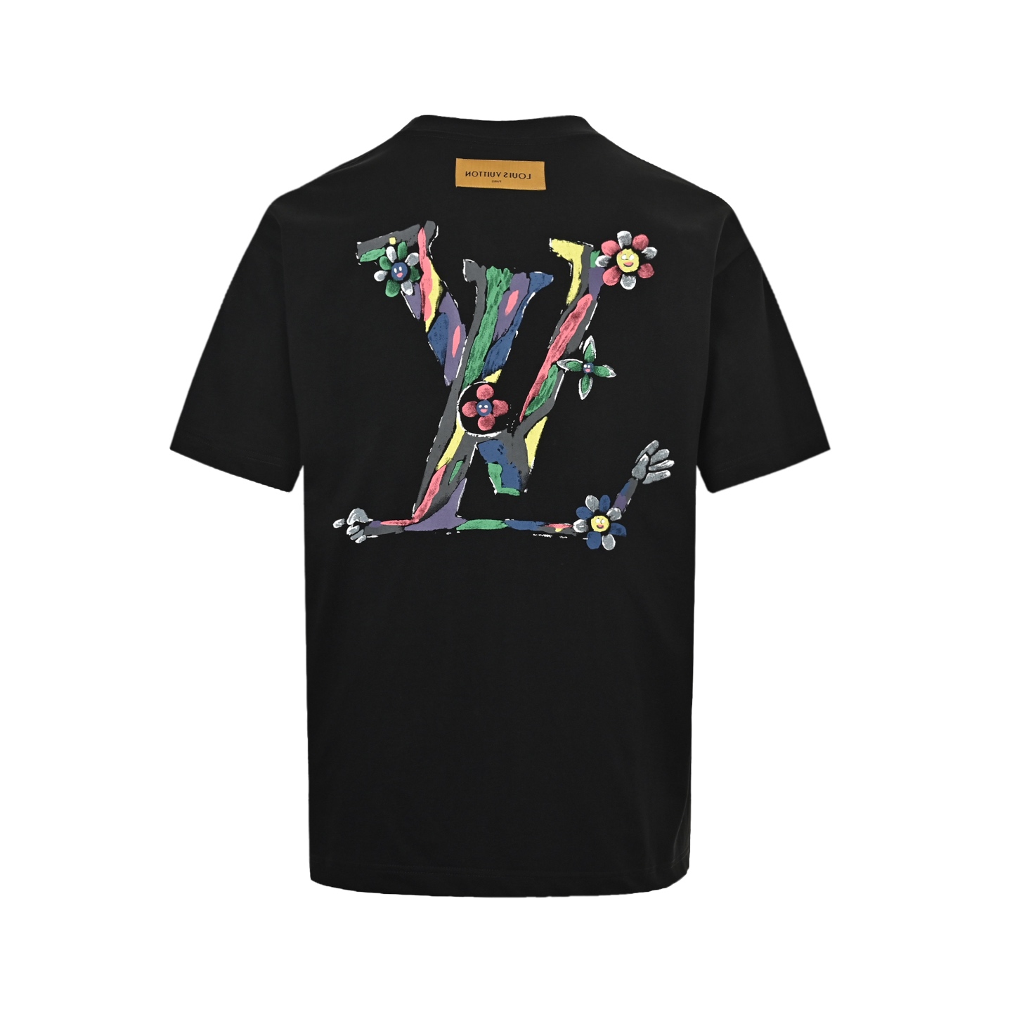 Louis Vuitton/路易威登 25ss 向日葵彩绘涂鸦大logo短袖
