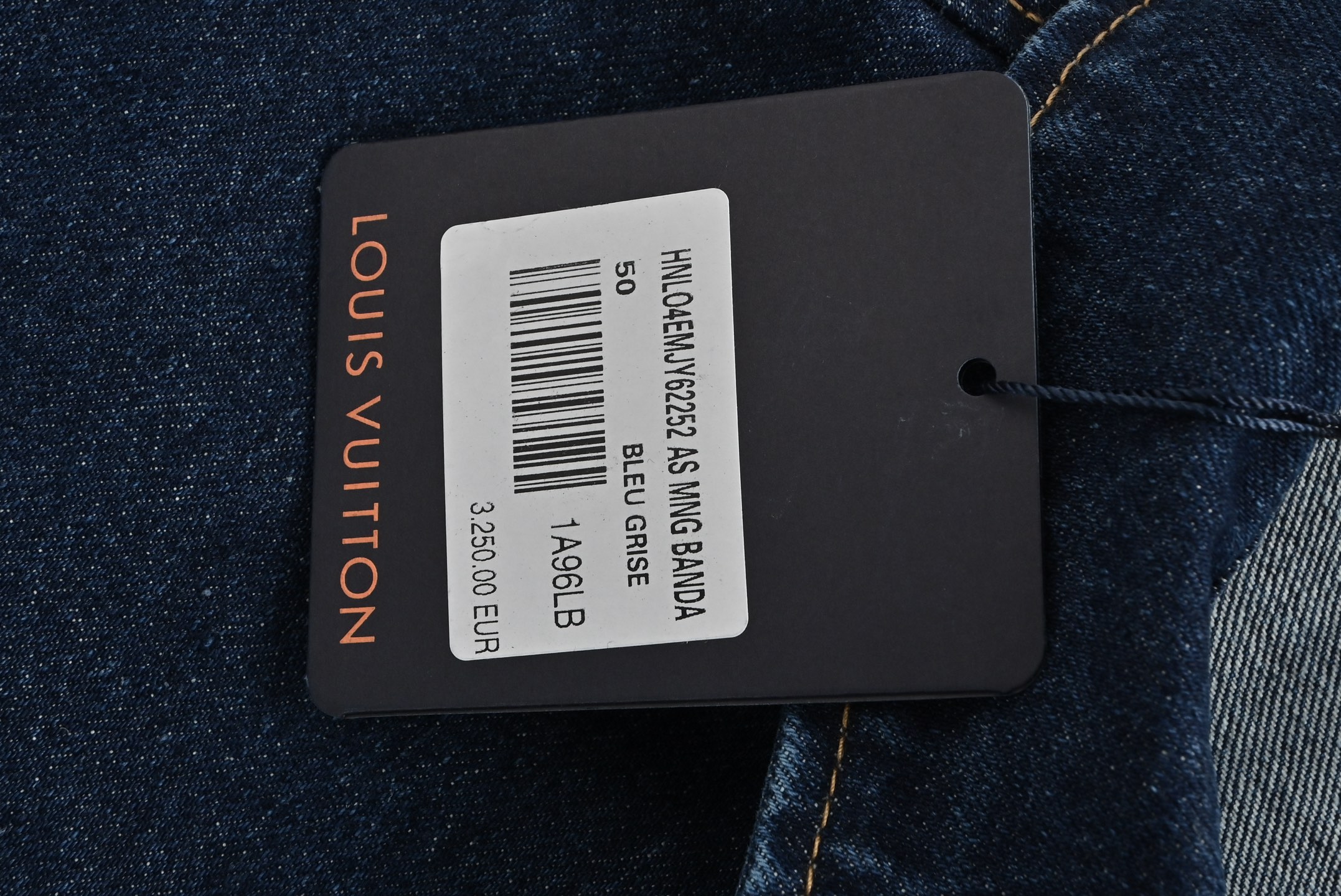 Louis Vuitton/路易威登 巴黎走秀款牛仔蓝短袖衬衫