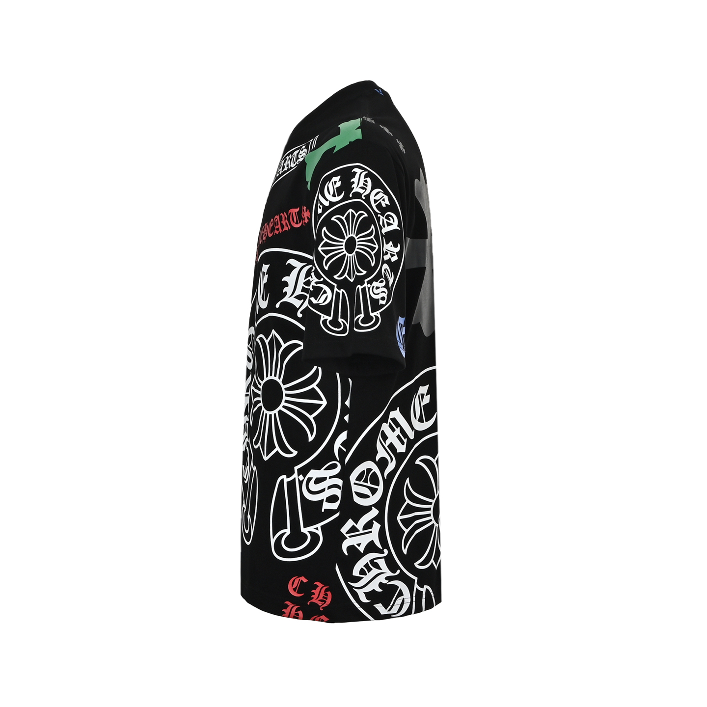 Chrome Hearts/克罗心 25ss 彩色字母徽标印花短袖