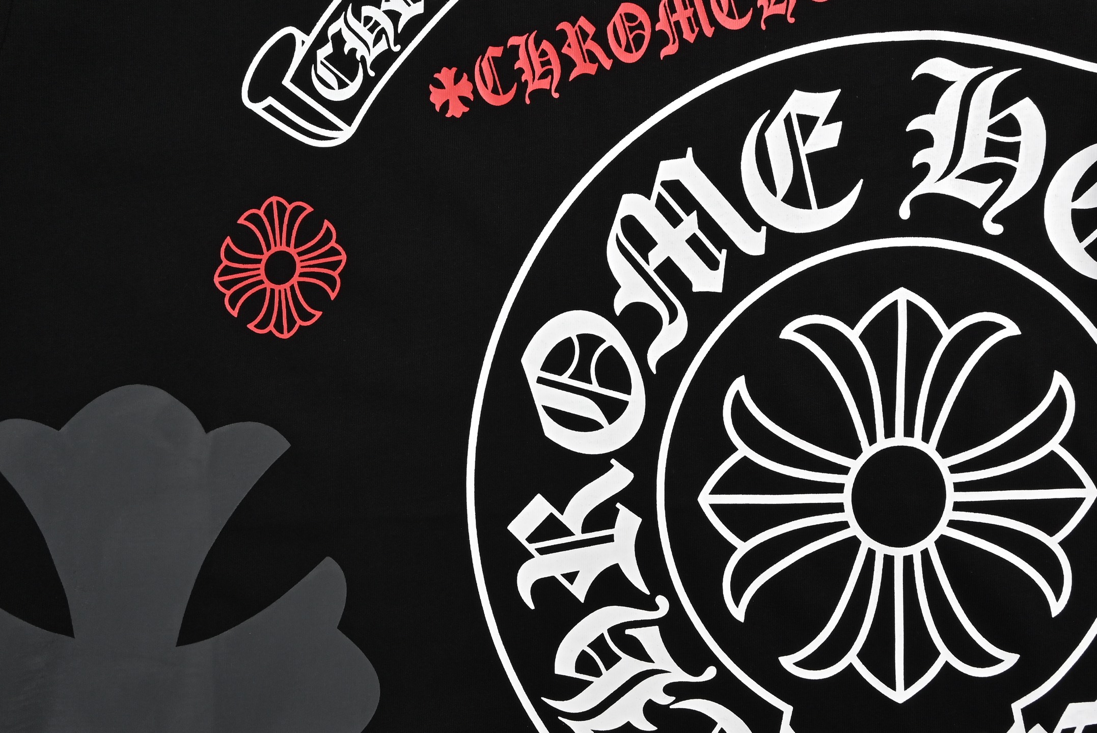 Chrome Hearts/克罗心 25ss 彩色字母徽标印花短袖