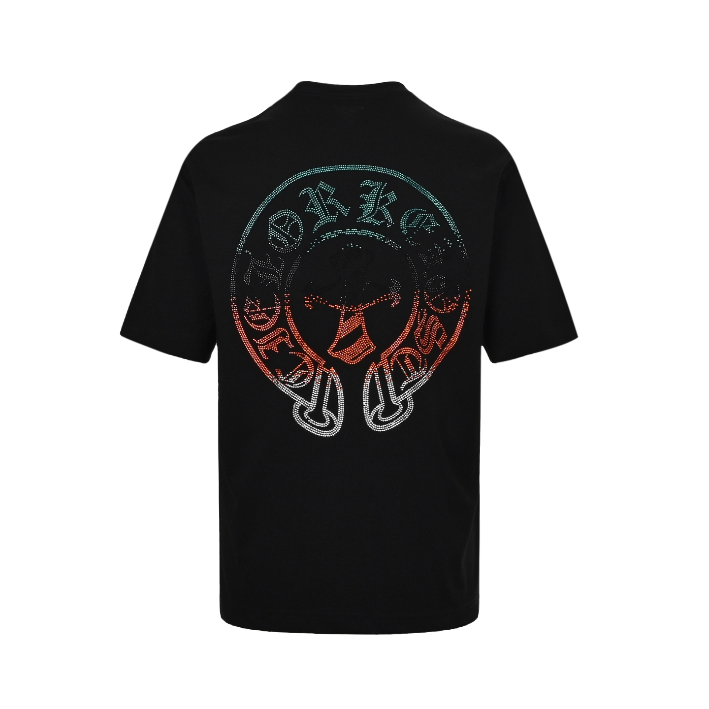 Chrome Hearts/克罗心 25ss 渐变烫钻logo短袖
