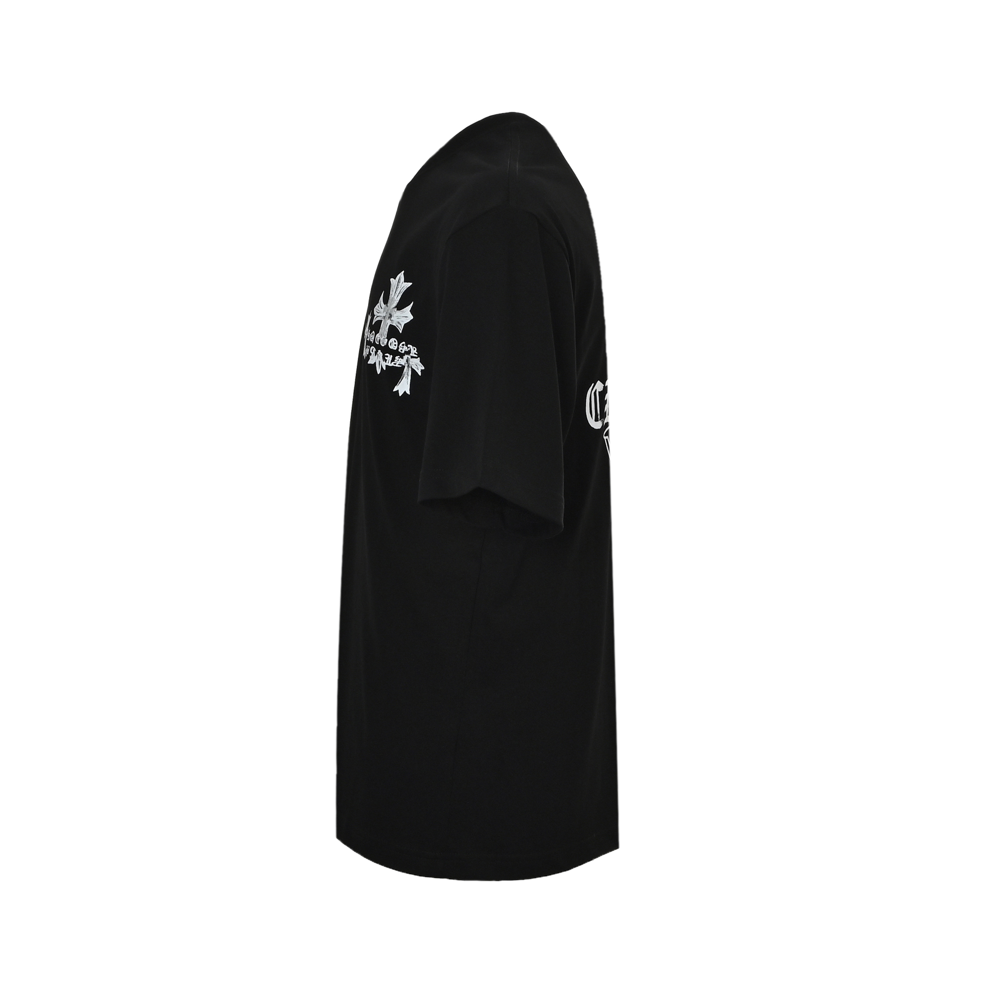 Chrome Hearts/克罗心 25ss 梵文十字架手绘做旧印花短袖