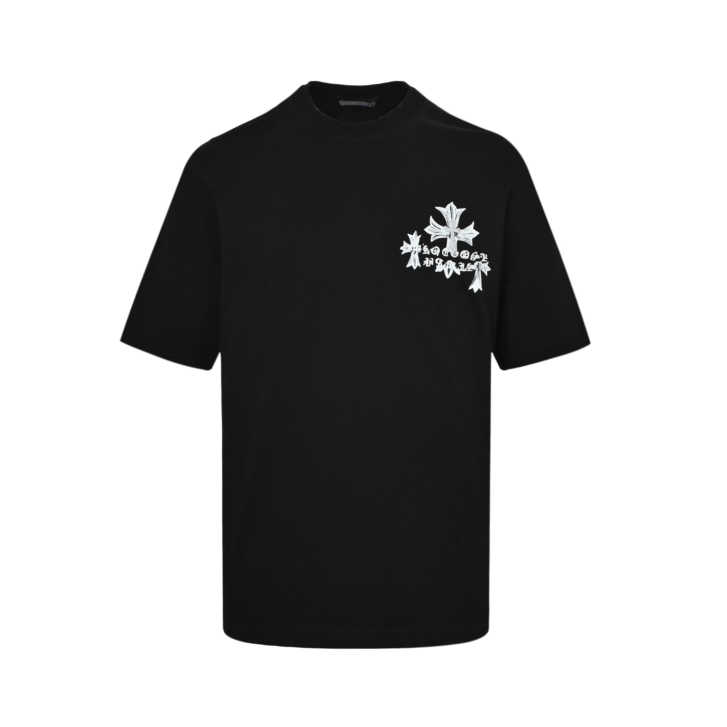 Chrome Hearts/克罗心 25ss 梵文十字架手绘做旧印花短袖