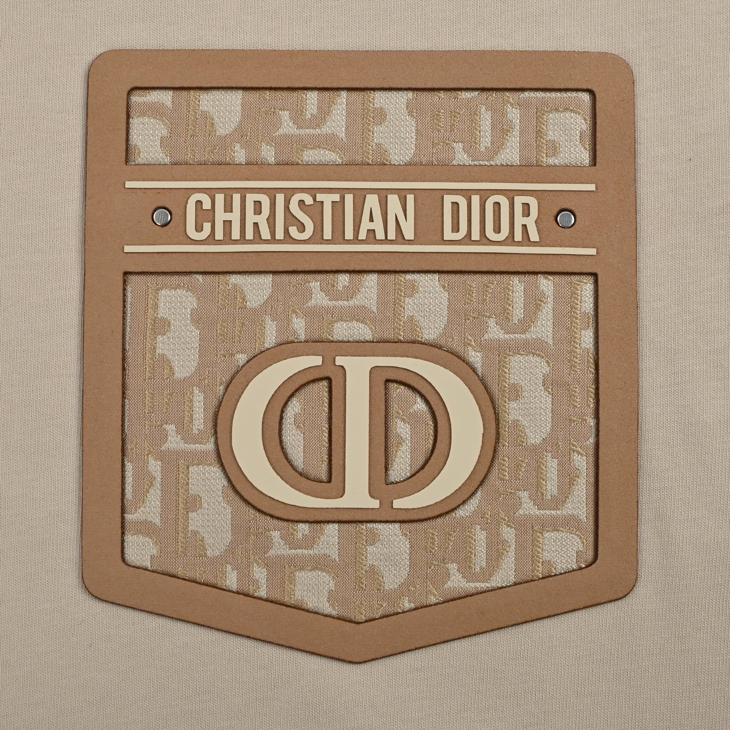 Dior/迪奥 25ss 老花口袋压胶短袖