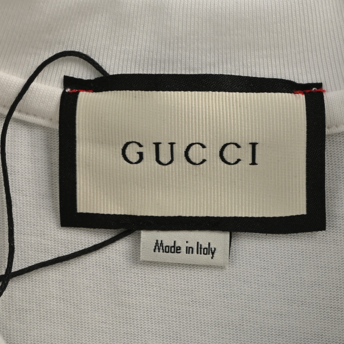Gucci/古驰 24ss 红绿织带刺绣小标短袖