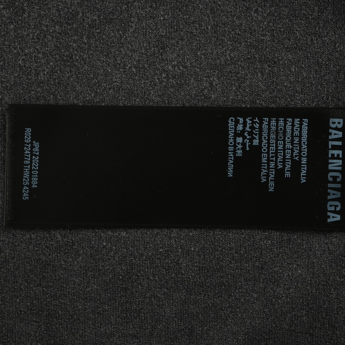 Balenciaga/巴黎世家 25ss 双B比特币烫钻炒盐破洞短袖 水洗黑