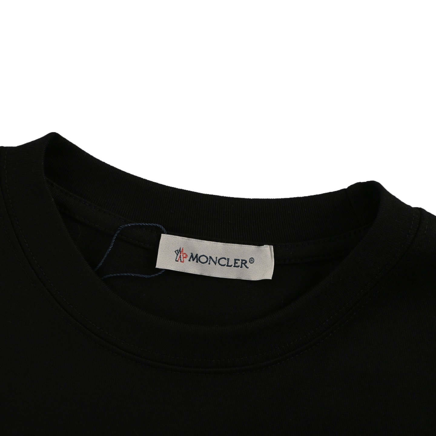 Moncler/蒙口 25ss 压胶logo短袖 黑色 白色