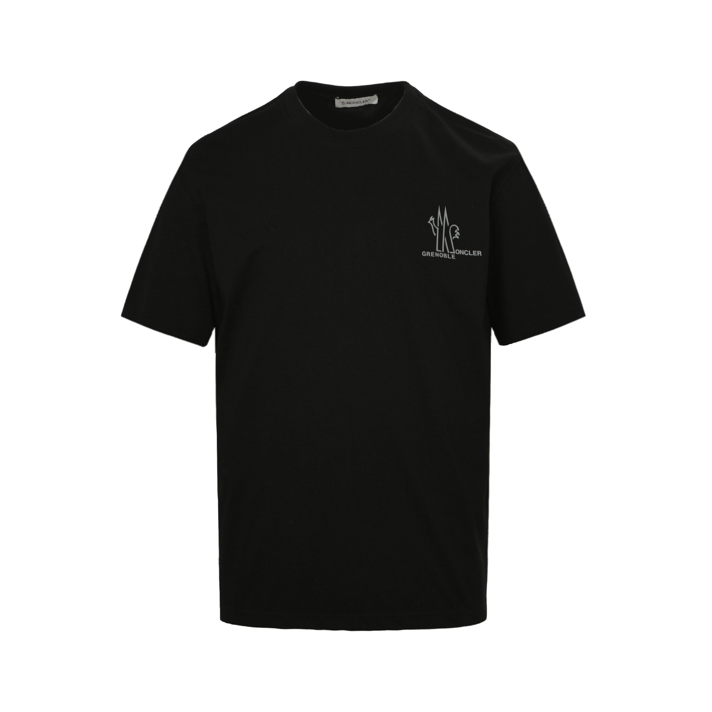 Moncler/蒙口 25ss 压胶logo短袖 黑色 白色