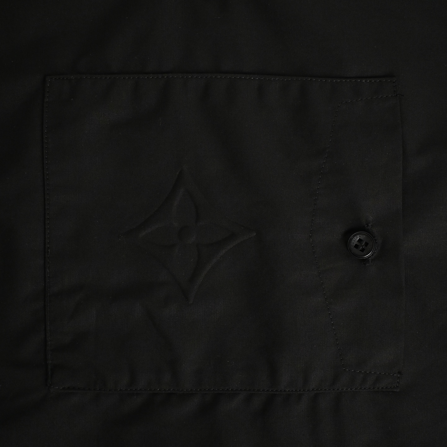 Louis Vuitton/路易威登 25ss 口袋浮雕短袖衬衫