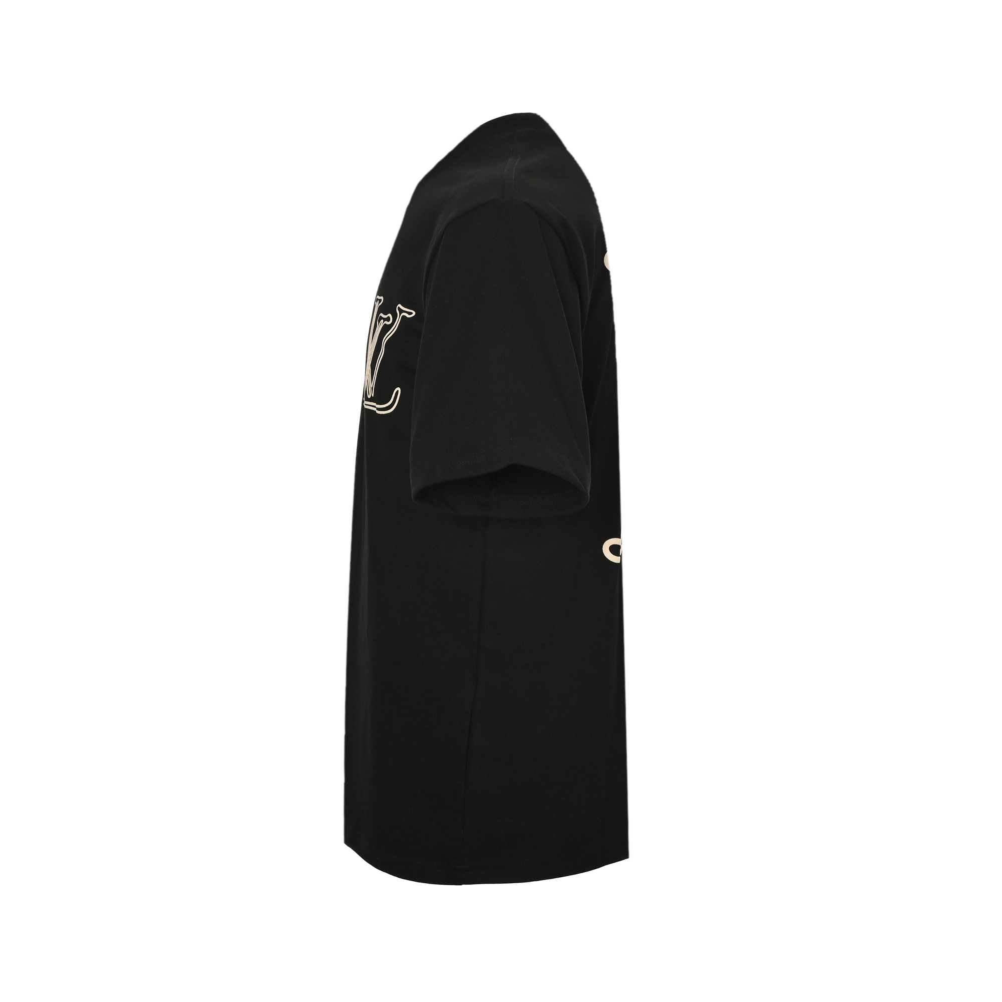 Louis Vuitton/路易威登 25ss 线条logo发泡印花短袖