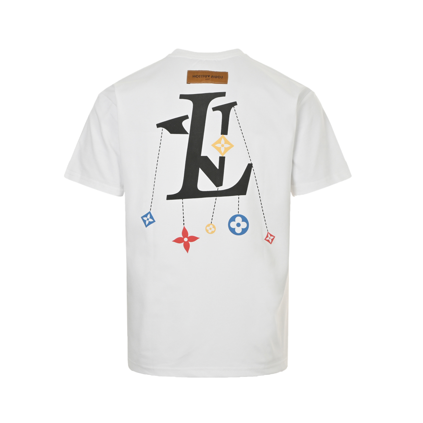 Louis Vuitton/路易威登 25ss 前后字母老花logo绒面印花短袖