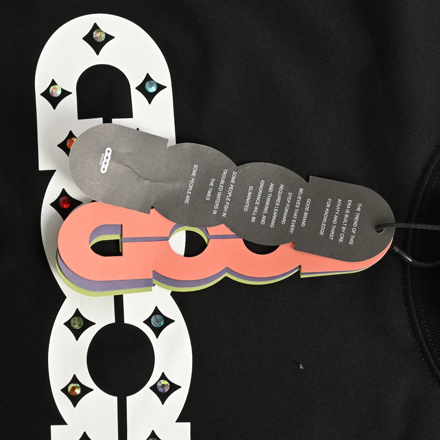 GOODBRAND 25ss 彩钻印花logo短袖