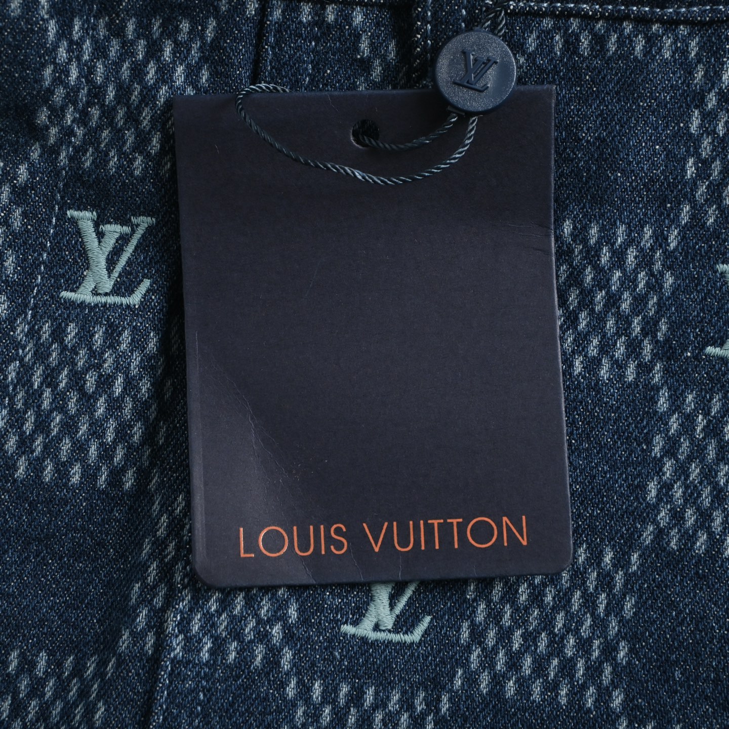 Louis Vuitton/路易威登 联名美洲杯棋盘格牛仔短裤