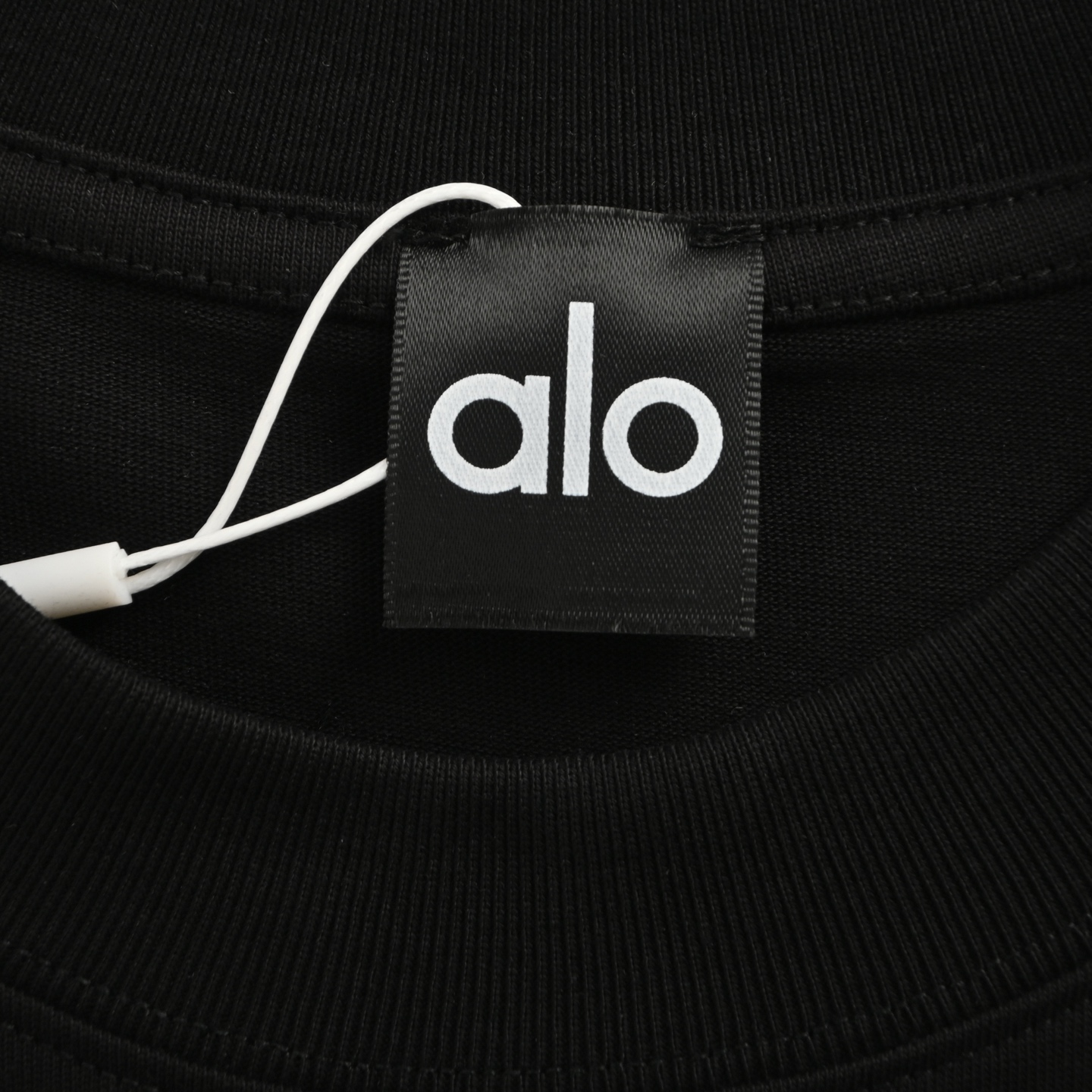 ALO 25ss 金属银压胶小标短袖