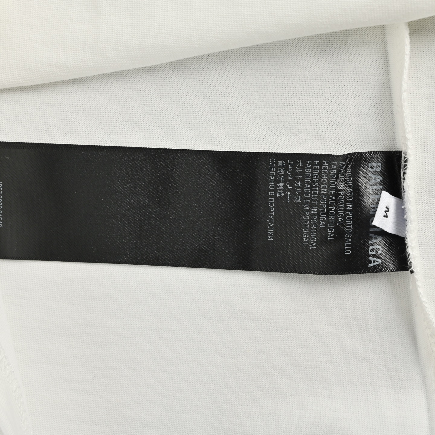 Balenciaga/巴黎世家 25ss 胶带字母发泡印花短袖