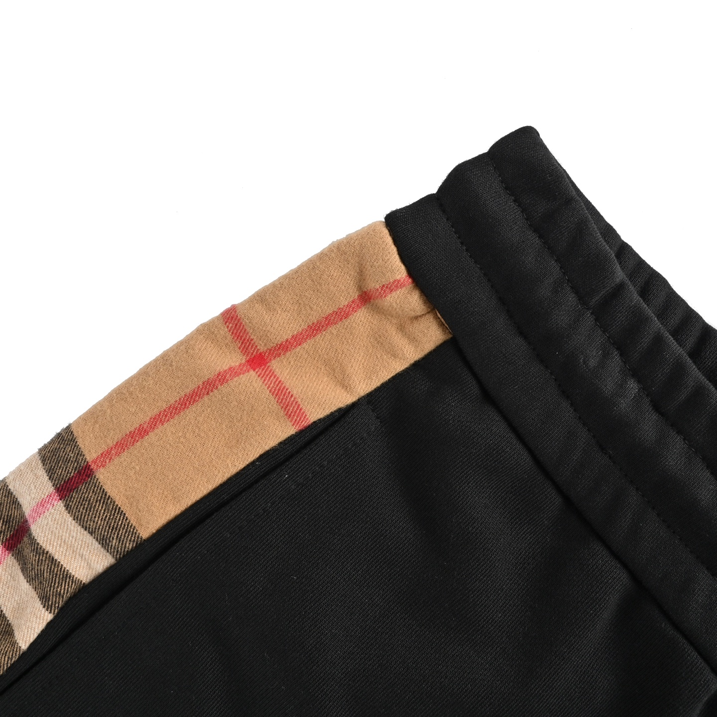 Burberry/巴宝莉 经典侧边格纹拼接短裤