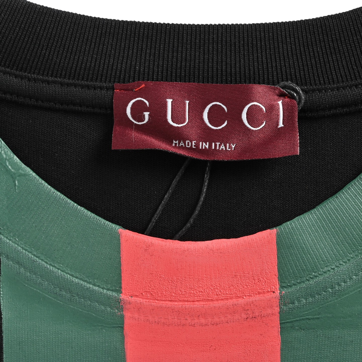 Gucci/古驰 25ss 红绿条纹字母印花短袖-Chinese UA Cheap High Quatity Brand Clothes Bags handbags Sneakers wholesale wholesaler seller from China Factory suppliers Fashion Clothing Shoes best Quality Beautiful Price Gucci/古驰 25ss 红绿条纹字母印花短袖