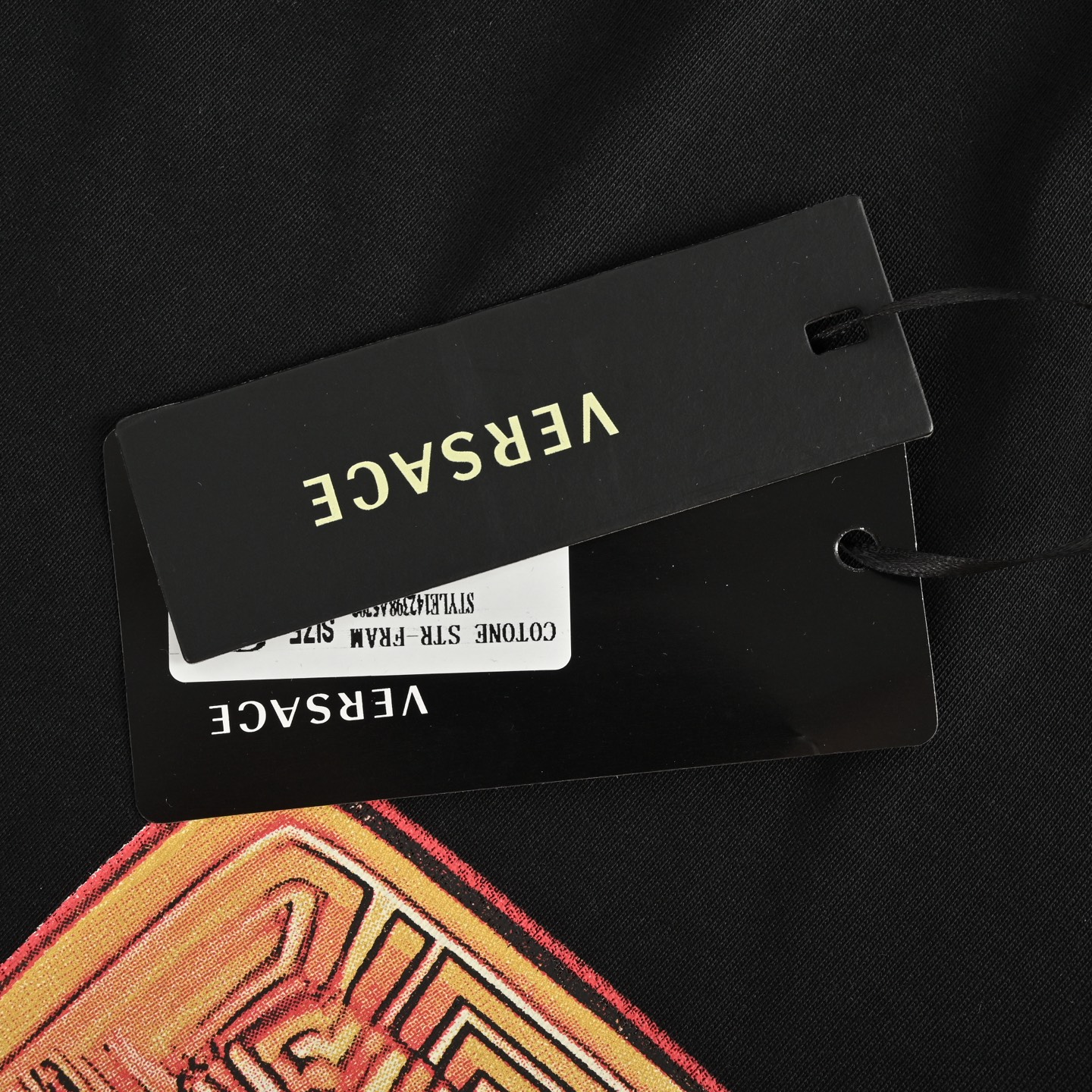 Versace/范思哲 25ss 方格美杜莎头像印花短袖黑色 白色-Chinese UA Cheap High Quatity Brand Clothes Bags handbags Sneakers wholesale wholesaler seller from China Factory suppliers Fashion Clothing Shoes best Quality Beautiful Price Versace/范思哲 25ss 方格美杜莎头像印花短袖黑色 白色