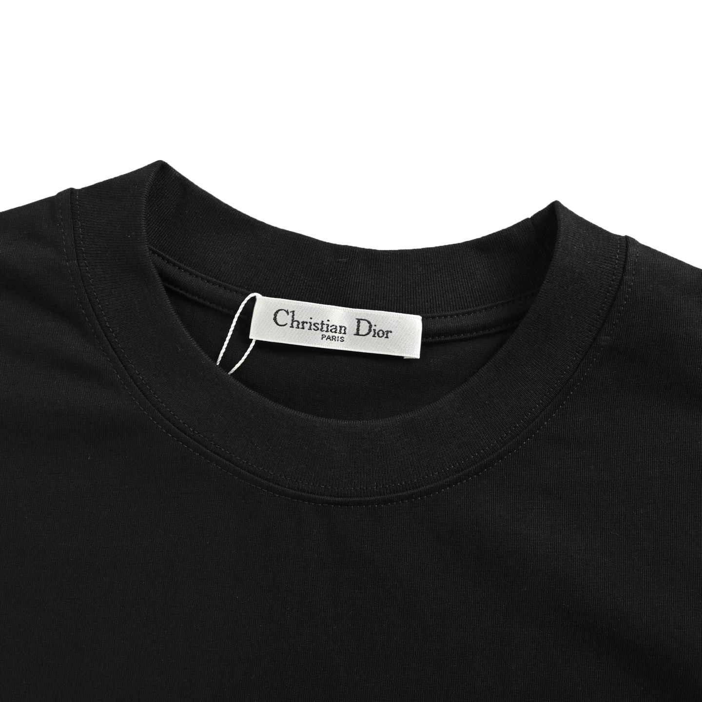 Dior/迪奥 25ss 石头岛联名斑驳字母logo印花短袖 黑色 白色