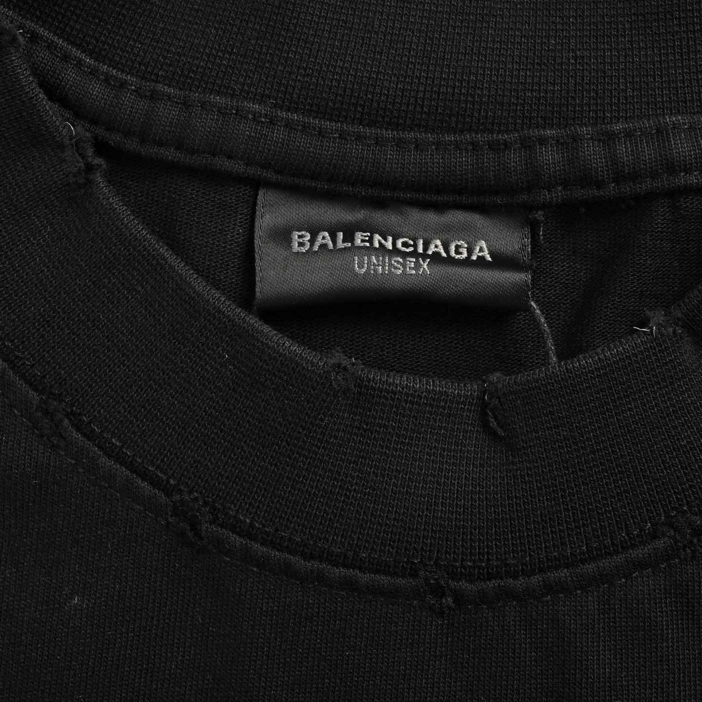 Balenciaga/巴黎世家 铁塔印花短袖 旧短袖T恤