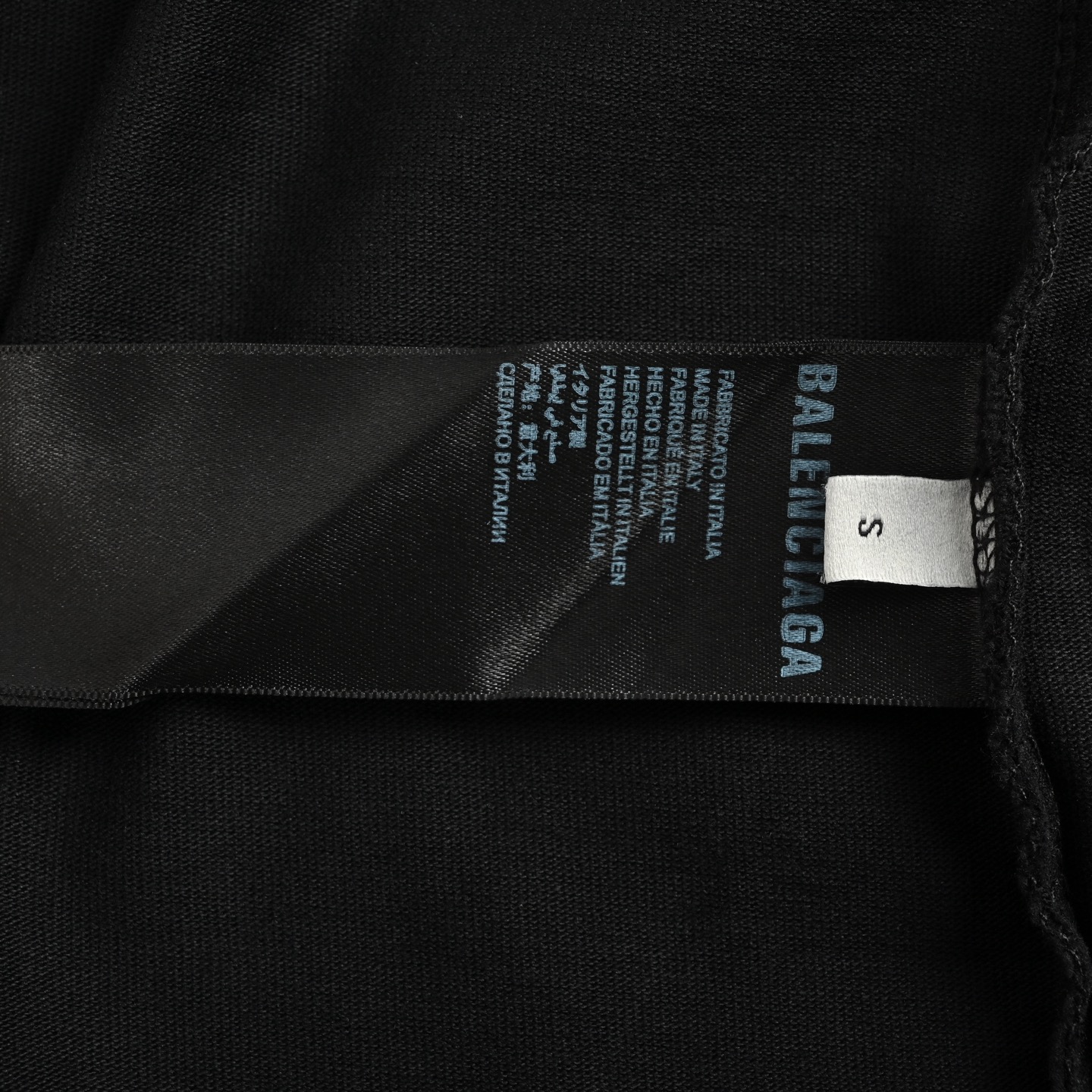Balenciaga/巴黎世家 铁塔印花短袖 旧短袖T恤