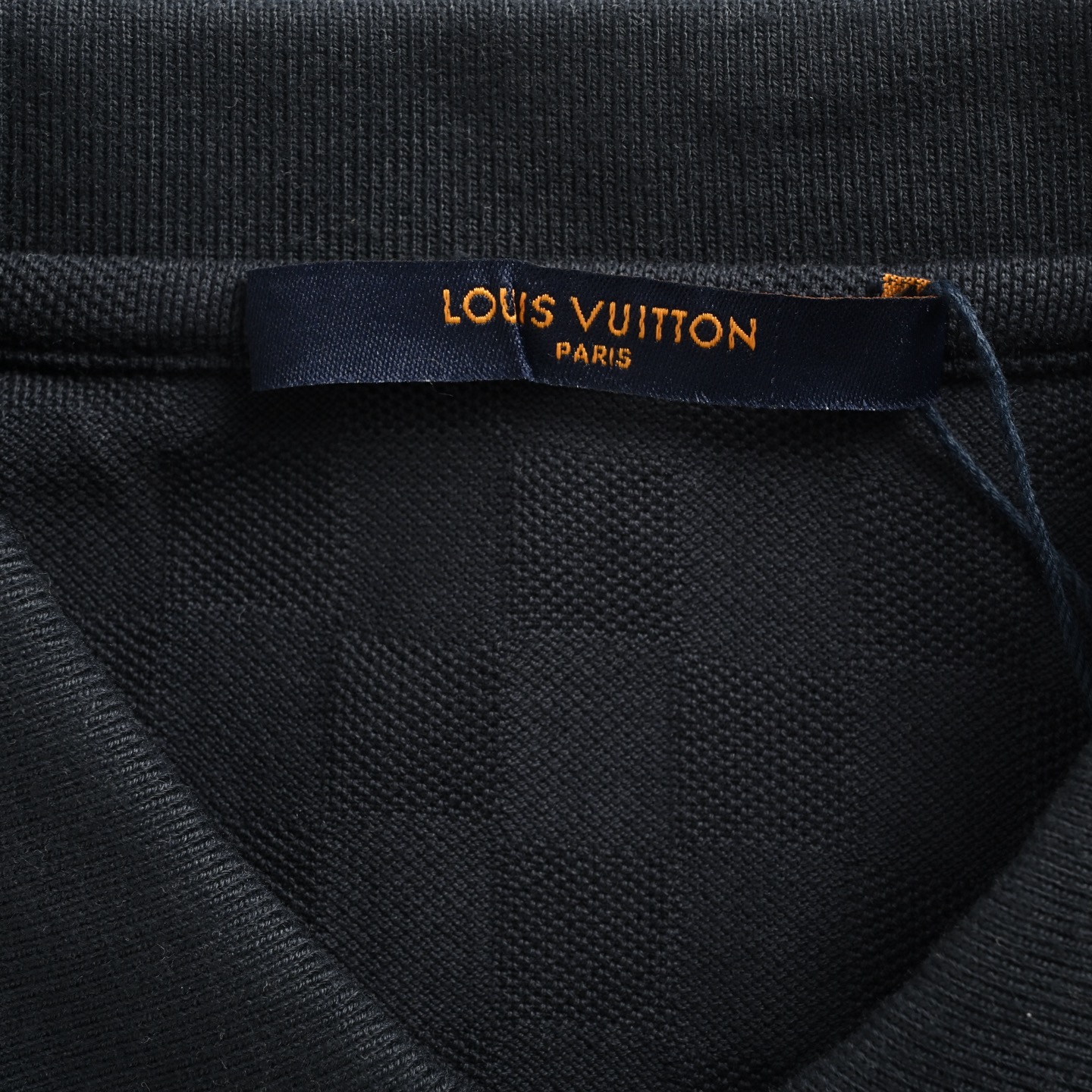 Louis Vuitton/路易威登 珍珠扣棋盘格刺绣Polo短袖