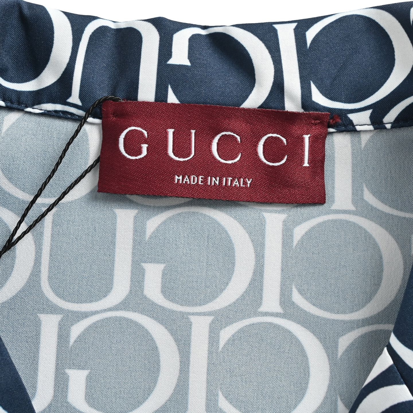 Gucci/古驰 24ss 满印弹幕印花短袖衬衫