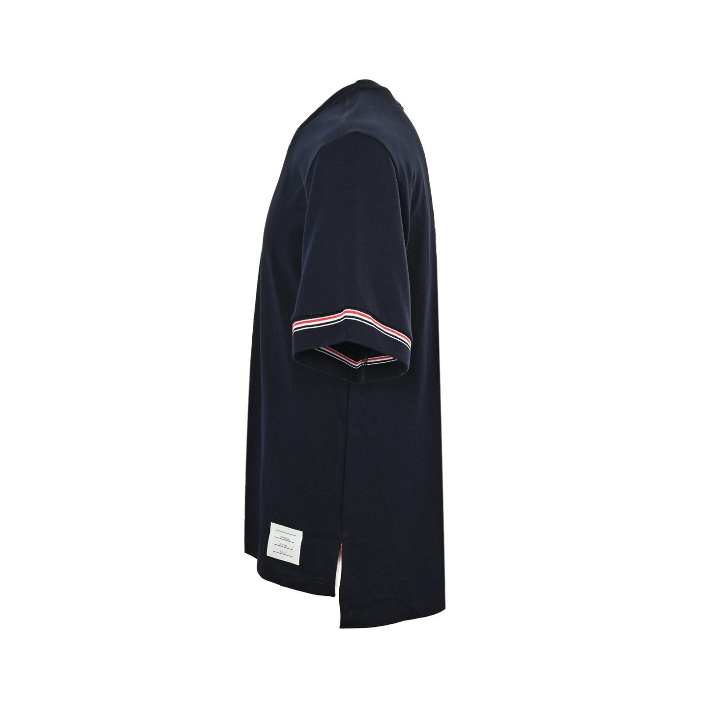 Thom Browne/汤姆布朗 25ss 袖口三色条纹织带短袖