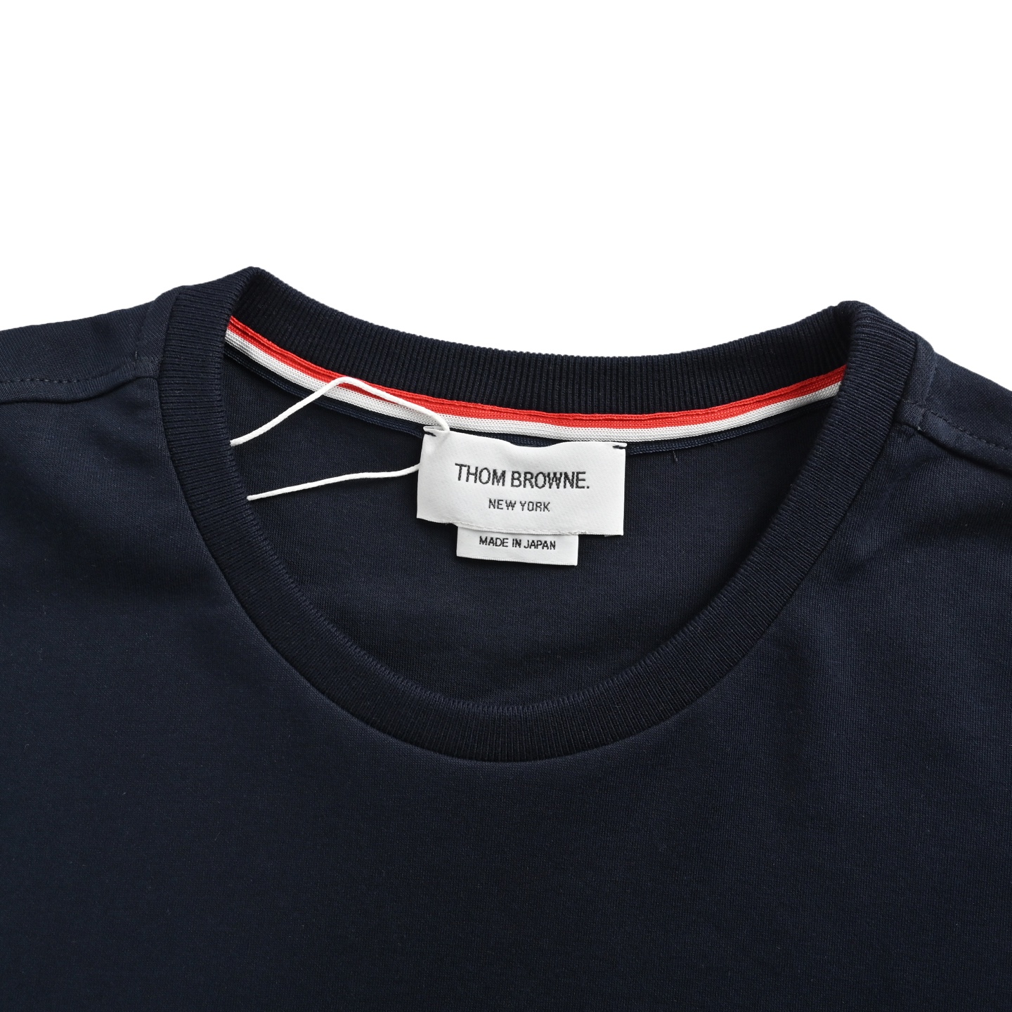 Thom Browne/汤姆布朗 25ss 袖口三色条纹织带短袖