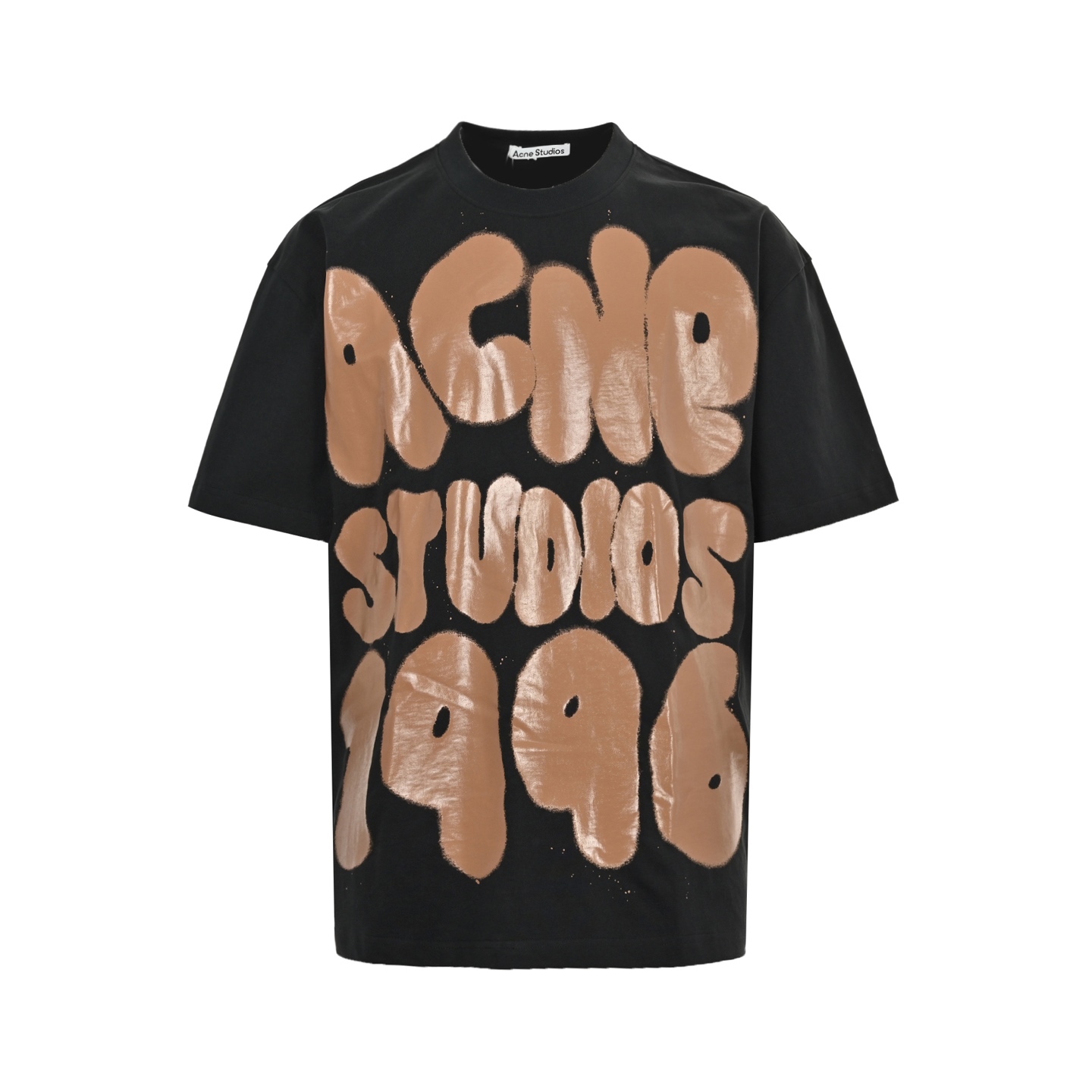 Acne Studio 喷漆字母印花短袖