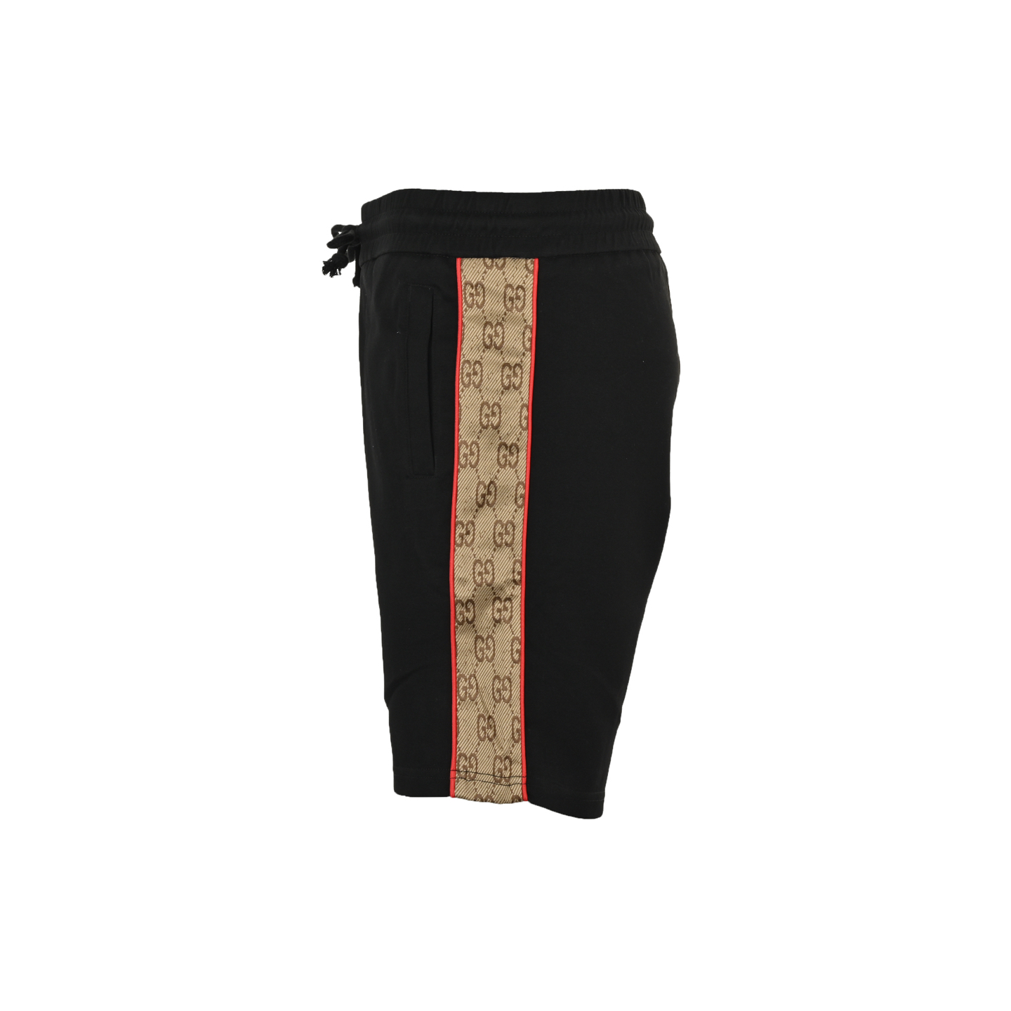 Gucci/古驰 25ss 红边提花织带短裤 GUCCI 古驰红边提花织带 拼接 LoGO标识 五分裤