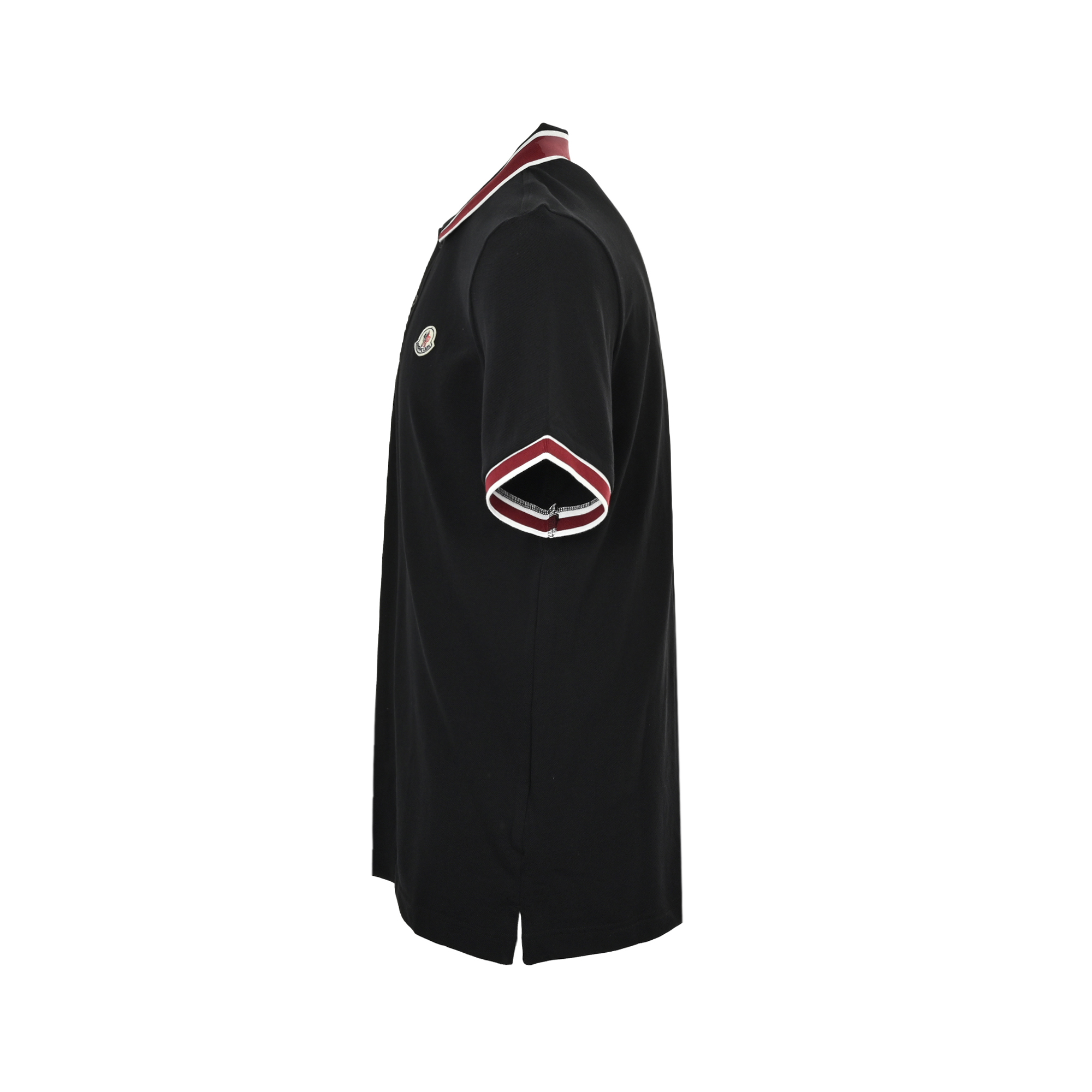 Moncler/蒙口 25ss 红领刺绣徽标Polo短袖