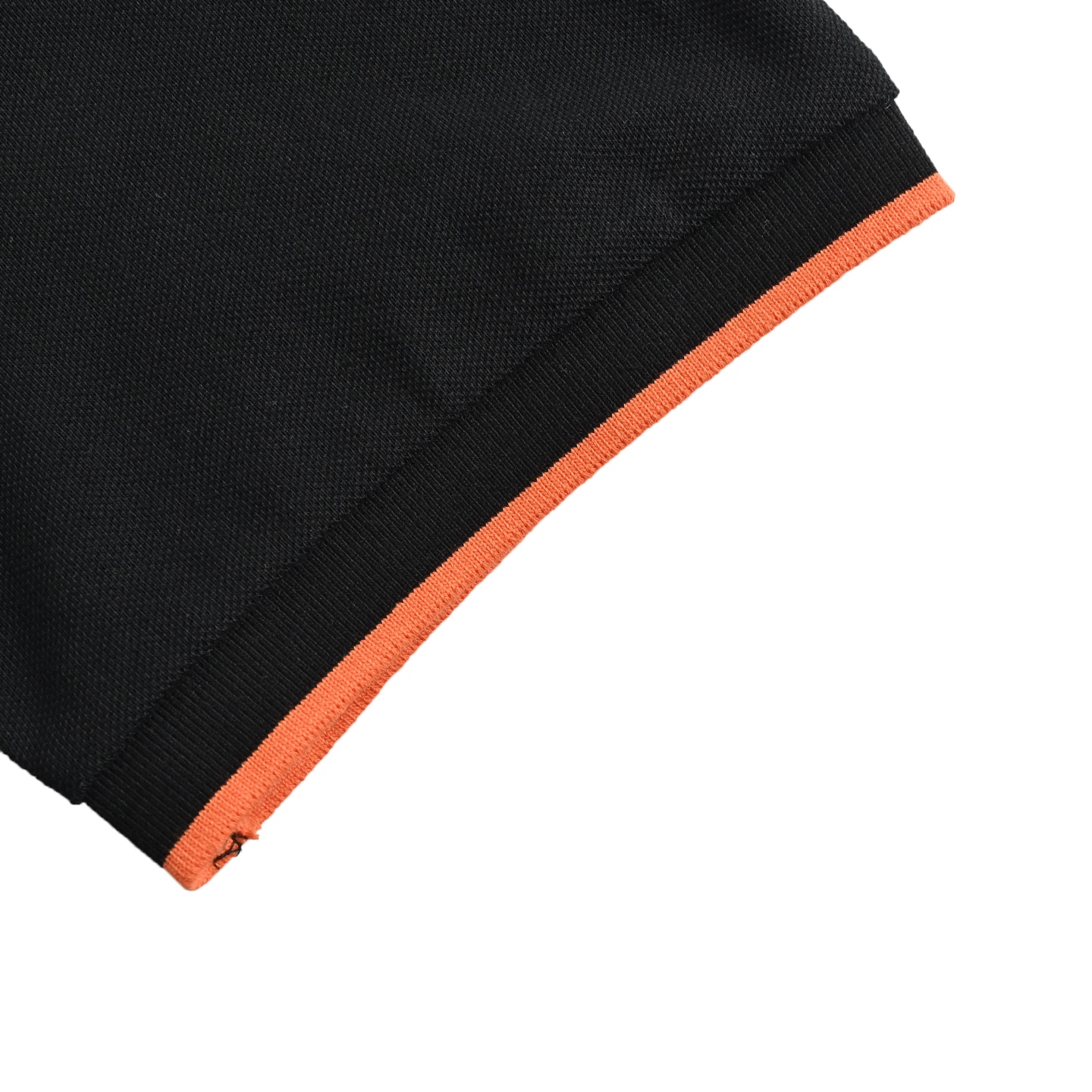Hermes/爱马仕 25ss 橙色圆圈logo刺绣Polo短袖