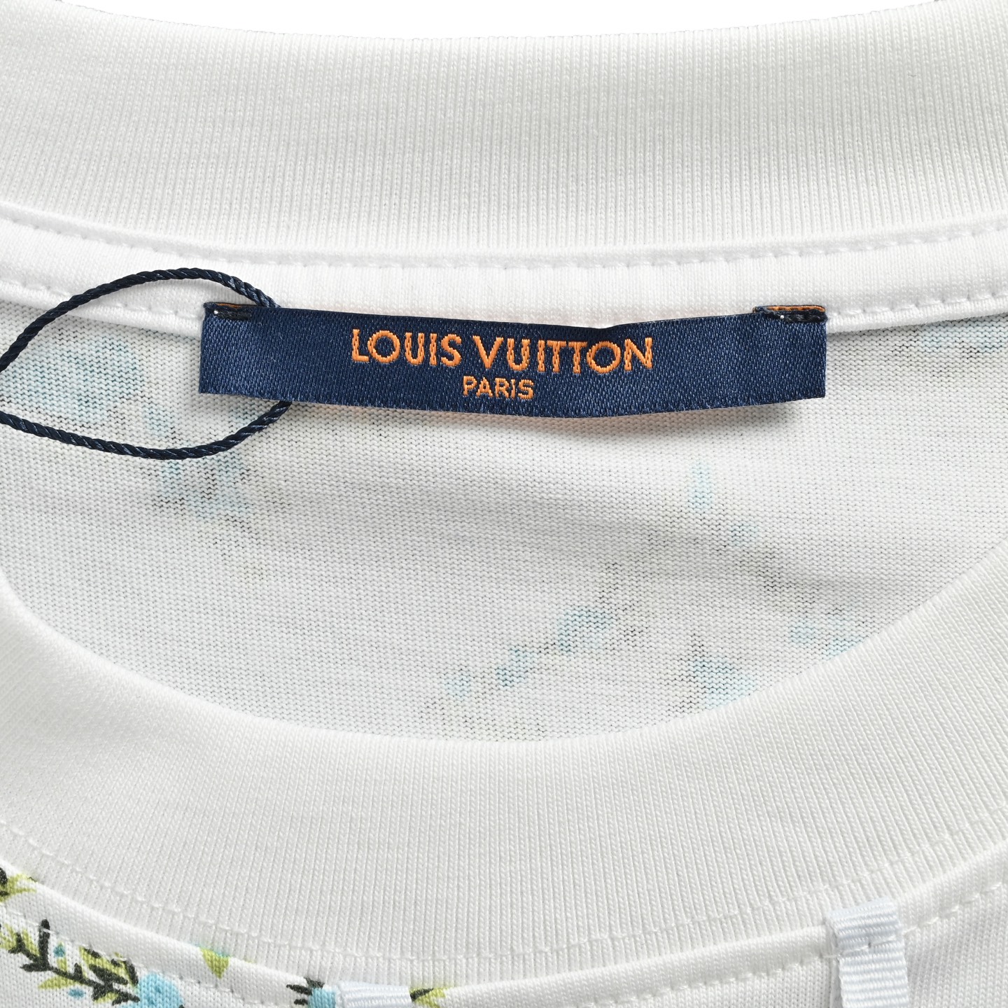 Louis Vuitton/路易威登 25ss 链条花绘印花短袖