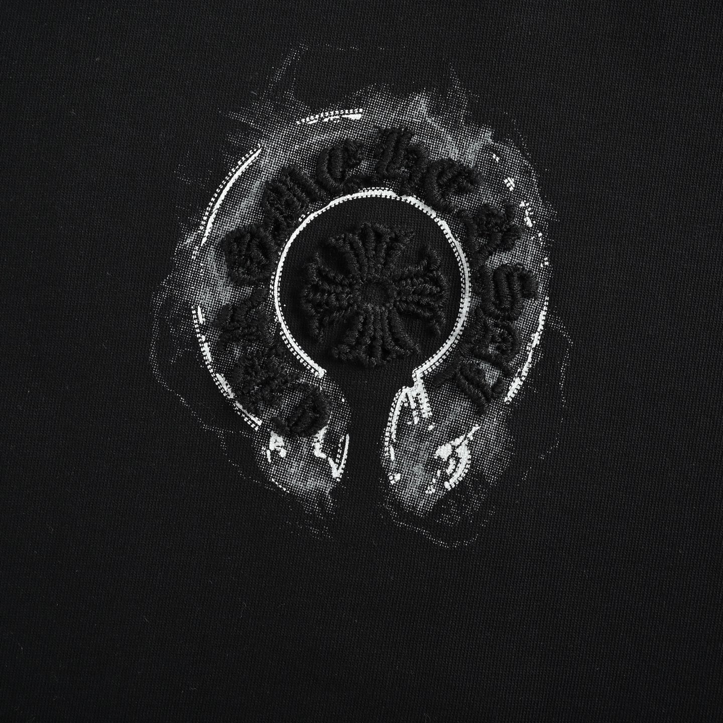 Chrome Hearts/克罗心 中空浮雕马蹄短袖