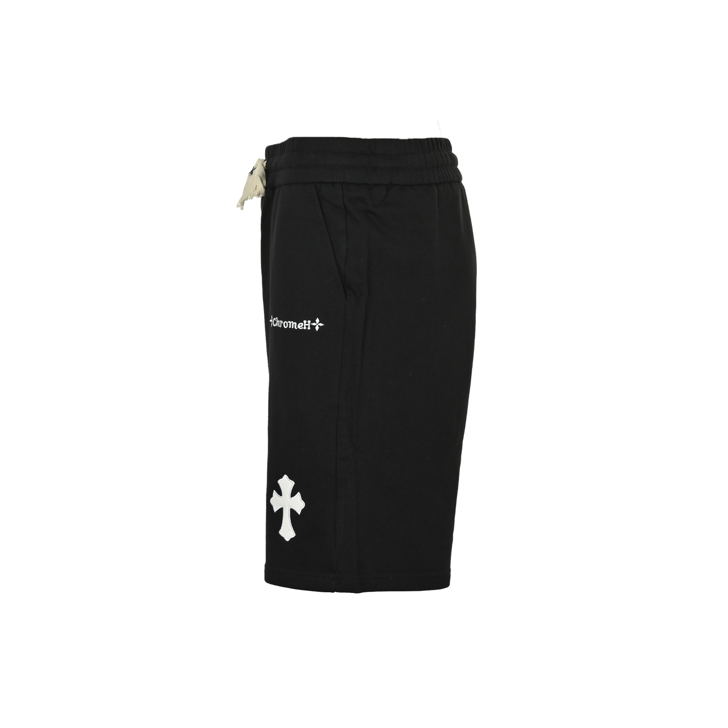 Chrome Hearts/克罗心 24ss 皮标十字架刺绣短裤