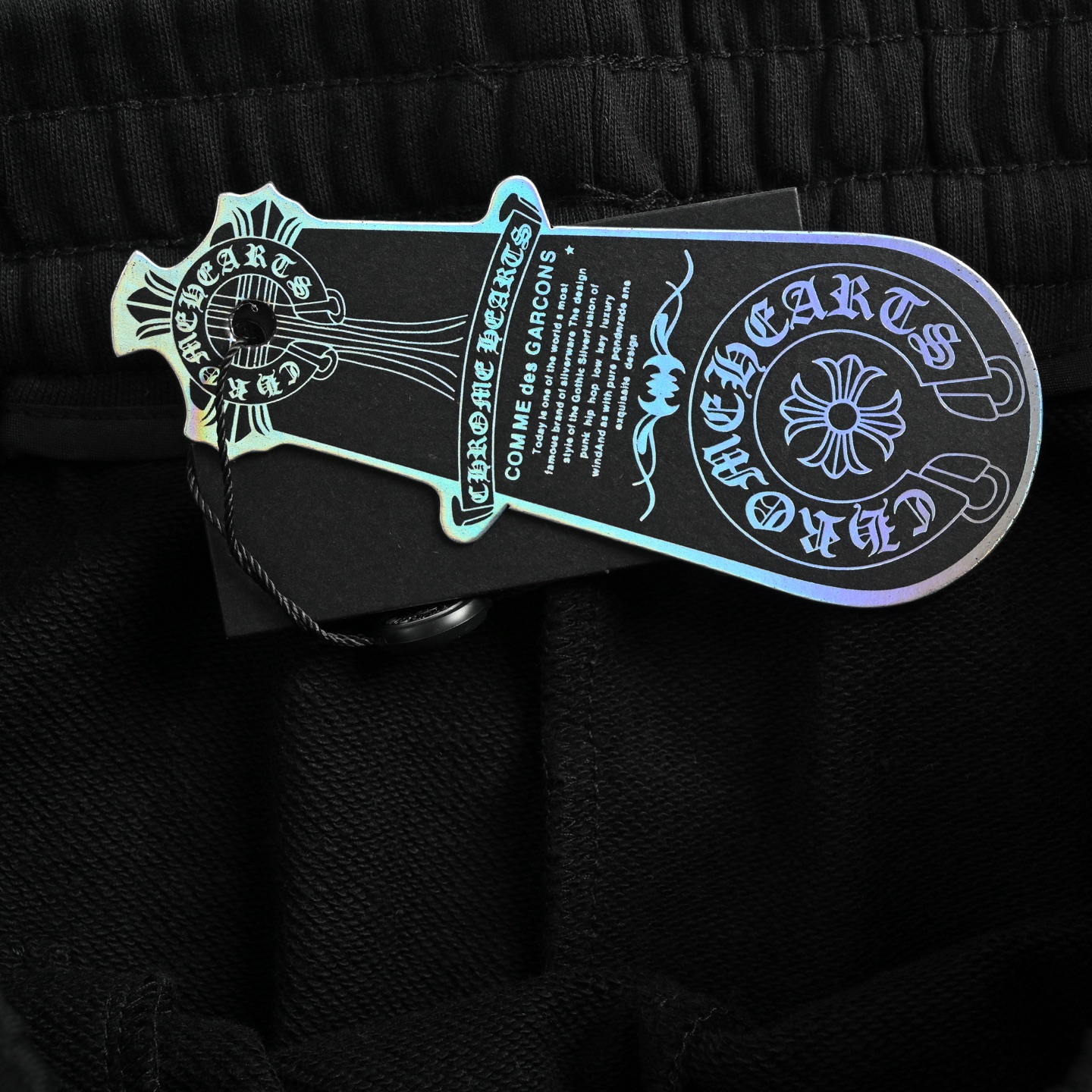 Chrome Hearts/克罗心 24ss 皮标十字架刺绣短裤