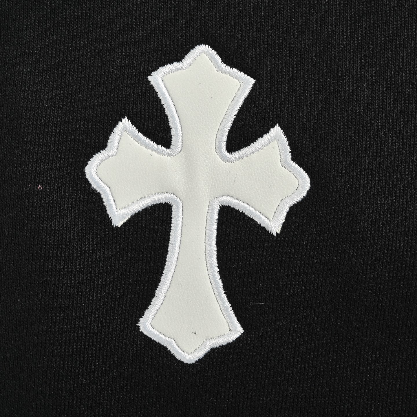Chrome Hearts/克罗心 24ss 皮标十字架刺绣短裤
