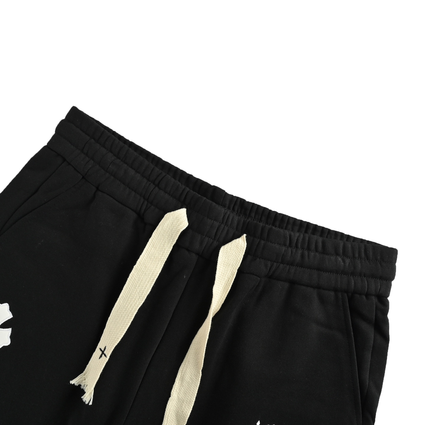 Chrome Hearts/克罗心 24ss 皮标十字架刺绣短裤