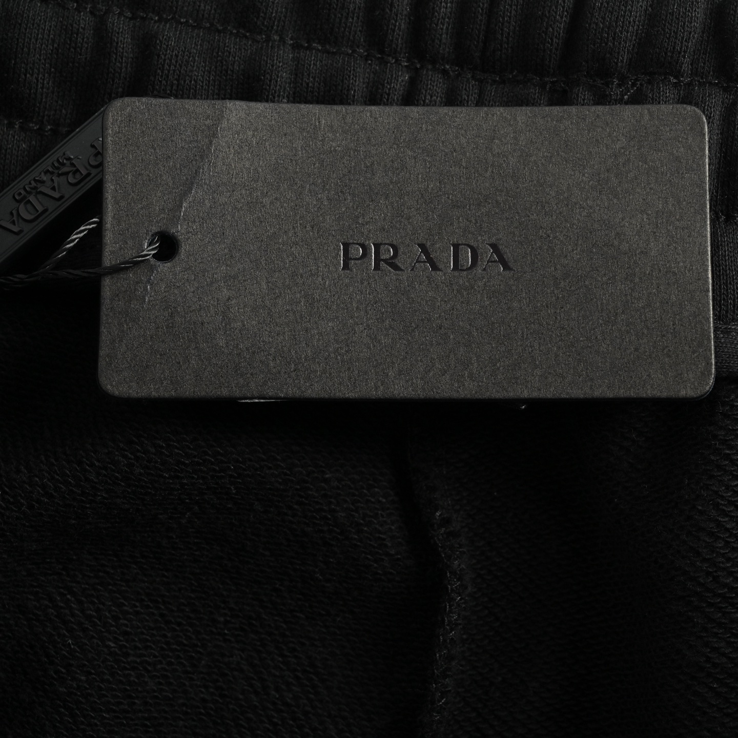 Prada/普拉达 23ss 三角标提花织带短裤 夏季新款短裤 经典铁三角标 织带拼接休闲五分裤