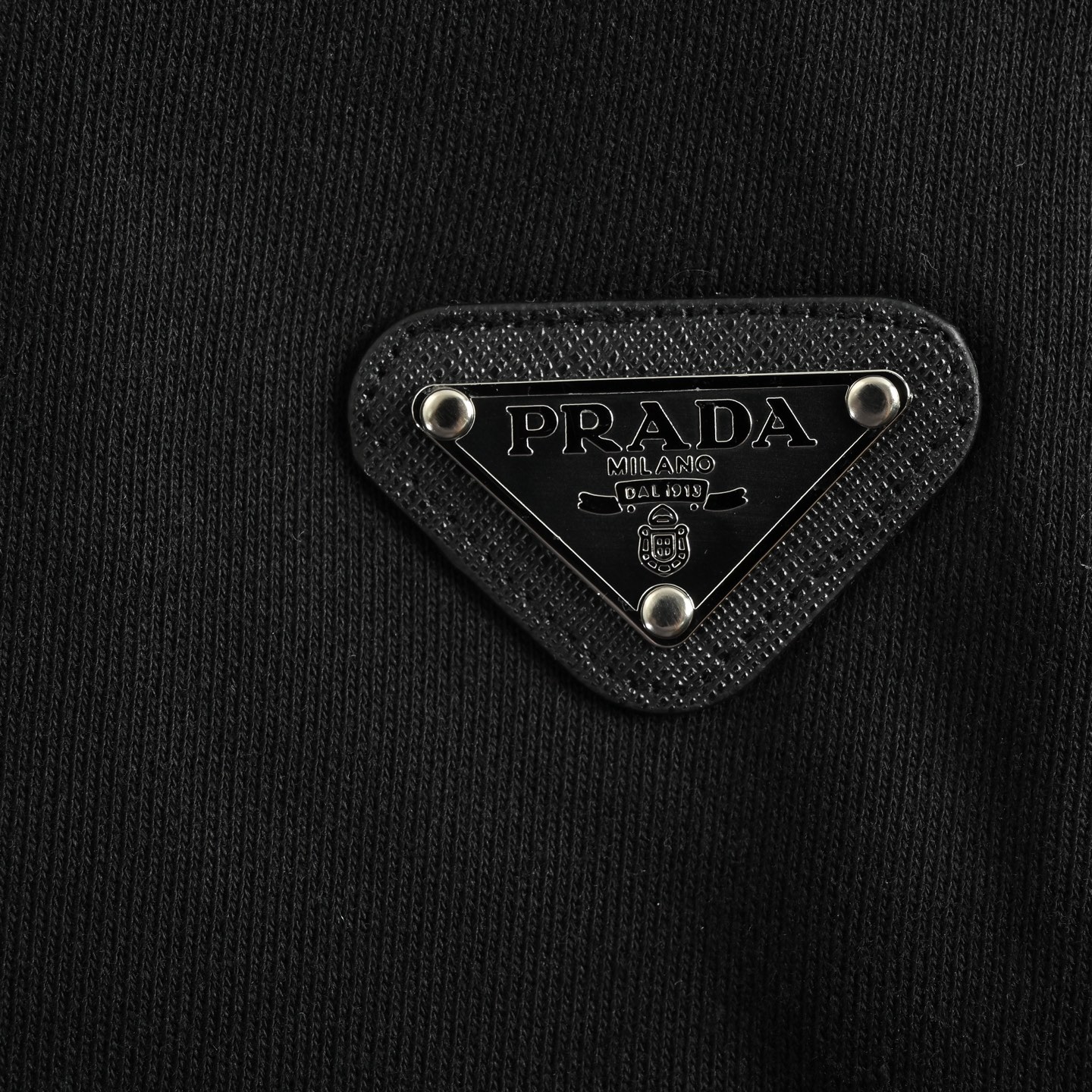 Prada/普拉达 23ss 三角标提花织带短裤 夏季新款短裤 经典铁三角标 织带拼接休闲五分裤