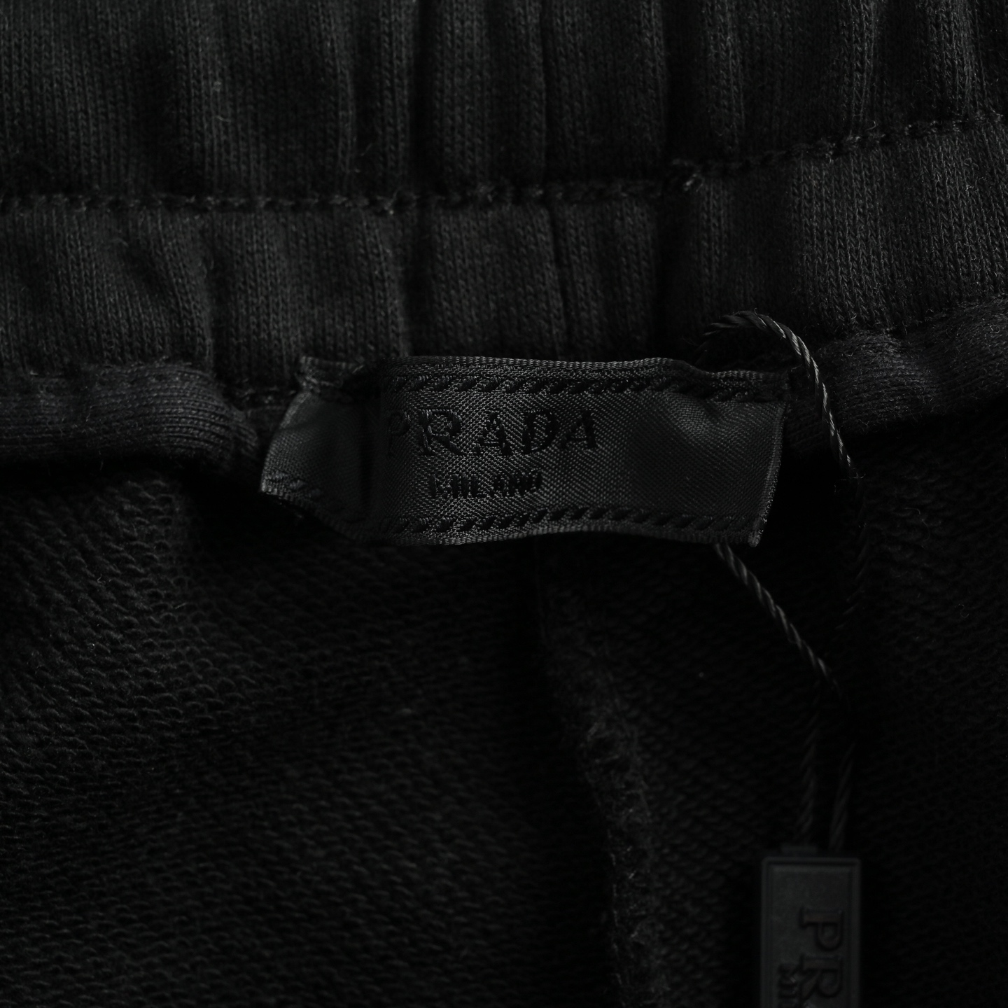 Prada/普拉达 23ss 三角标提花织带短裤 夏季新款短裤 经典铁三角标 织带拼接休闲五分裤