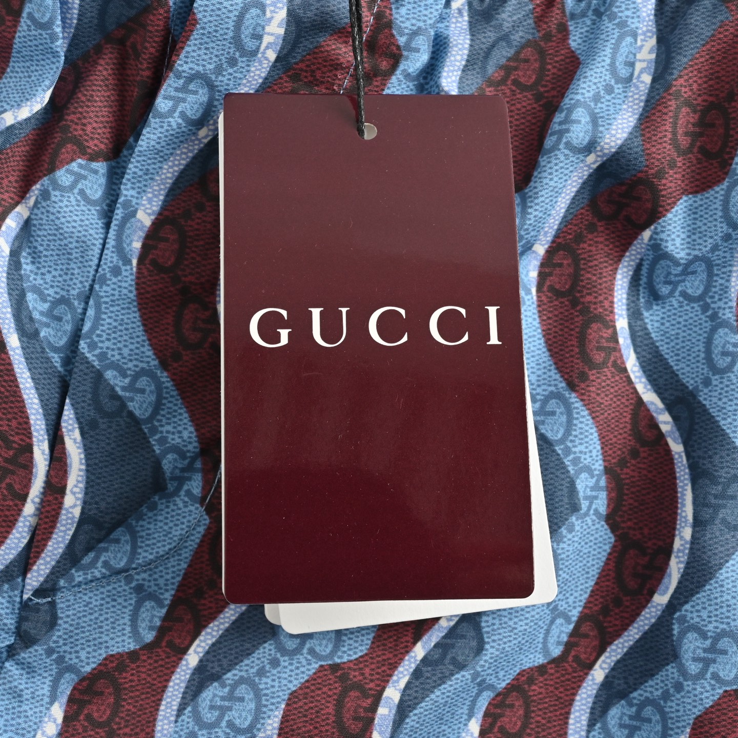 Gucci/古驰 25ss 满印暗纹蛇形短袖短裤