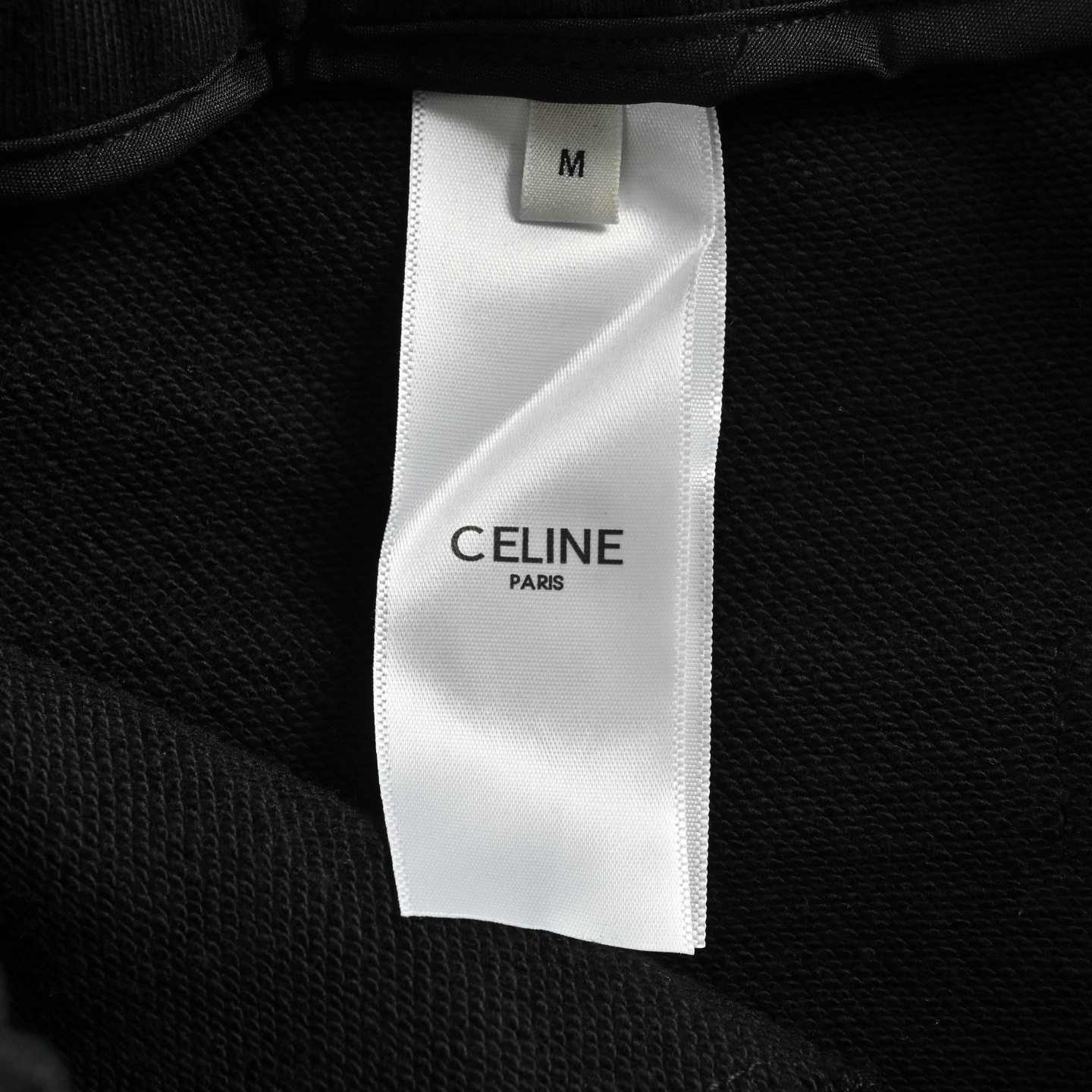Celine/赛琳 经典侧边织带短裤 复古潮流织带点缀松紧腰休闲五分裤黑色 深灰