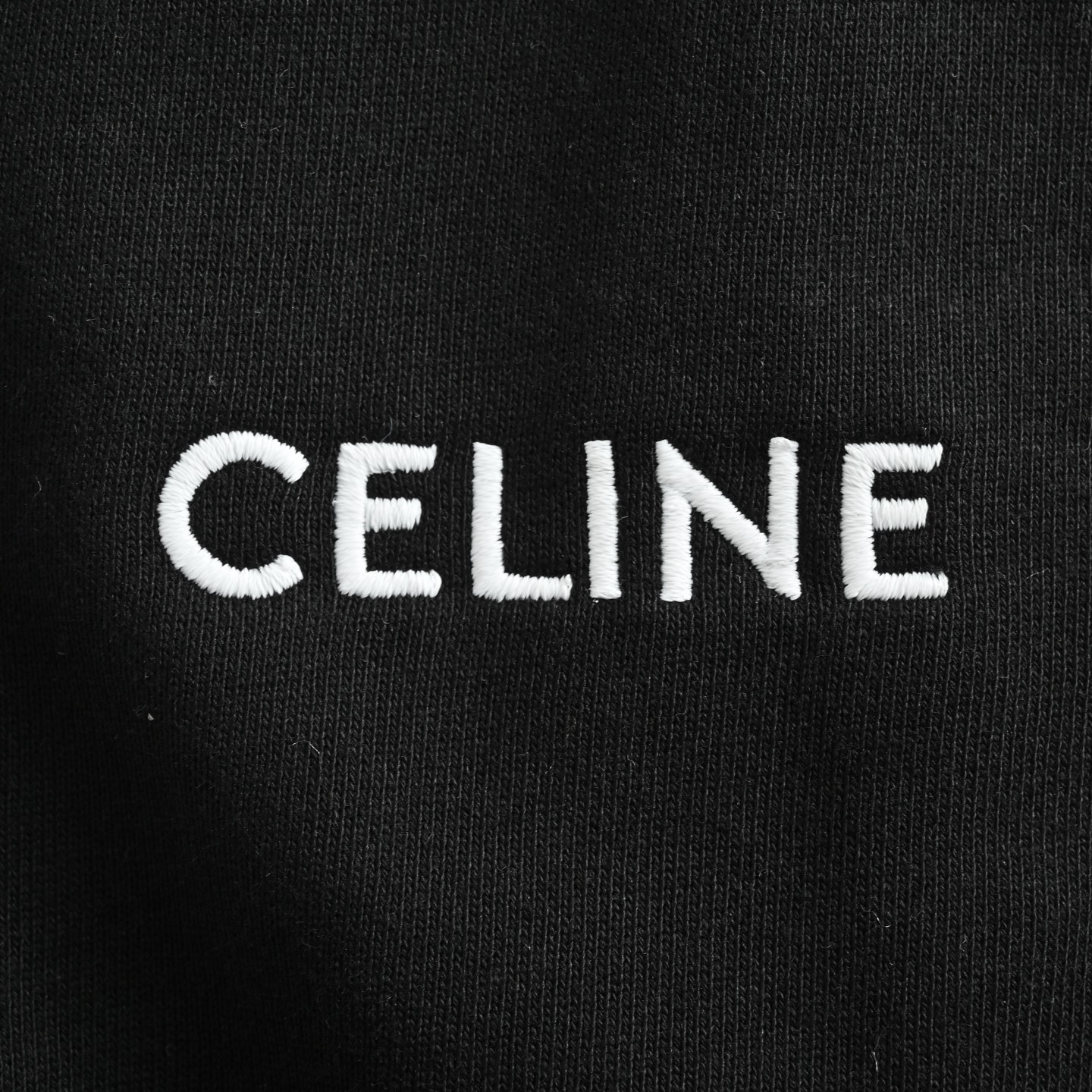 Celine/赛琳 经典侧边织带短裤 复古潮流织带点缀松紧腰休闲五分裤黑色 深灰